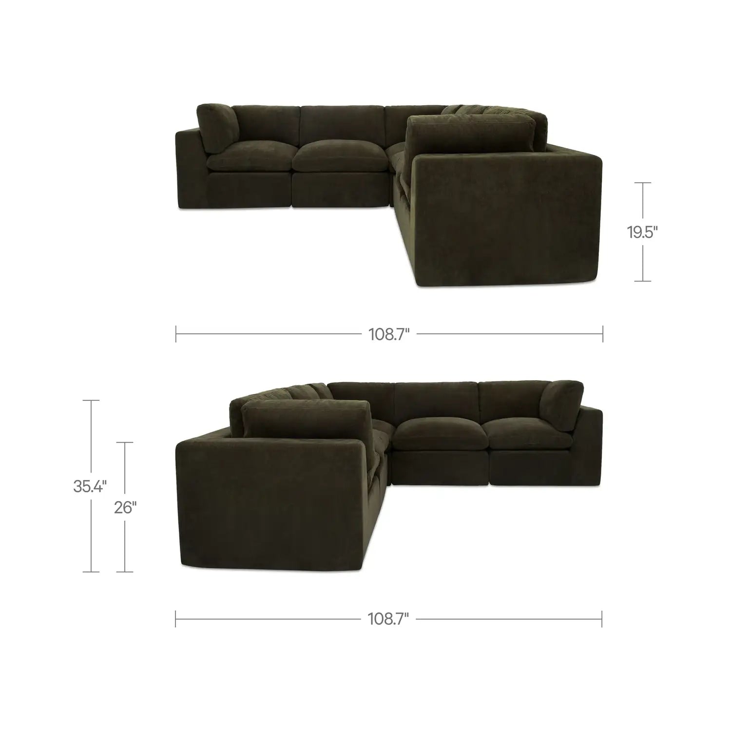 MOES CATES MODULAR SECTIONALS - Sofa