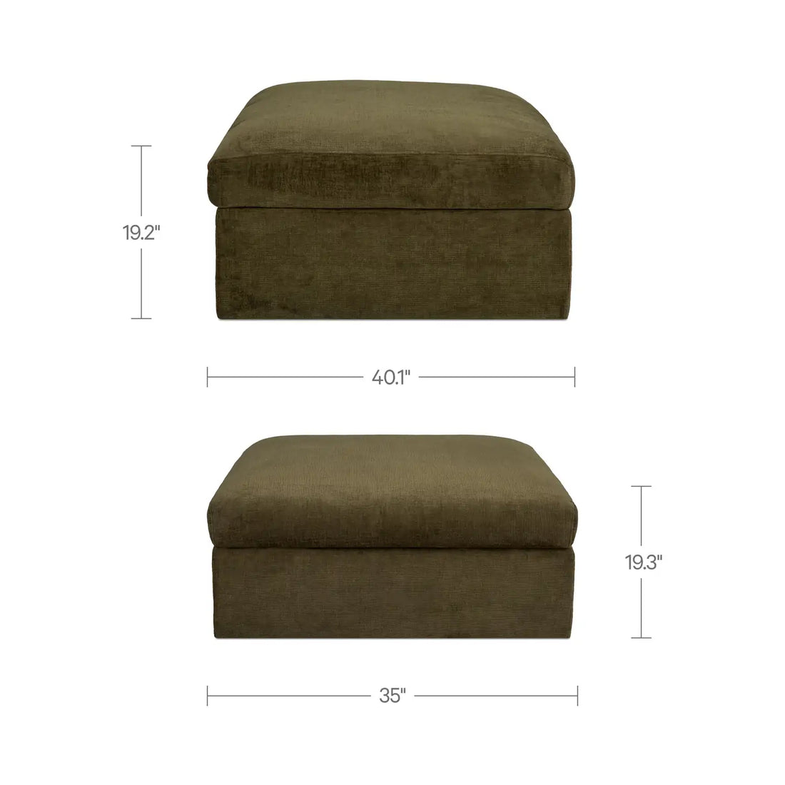 MOES SWIFT OTTOMANS - Benches, Ottoman, Stools