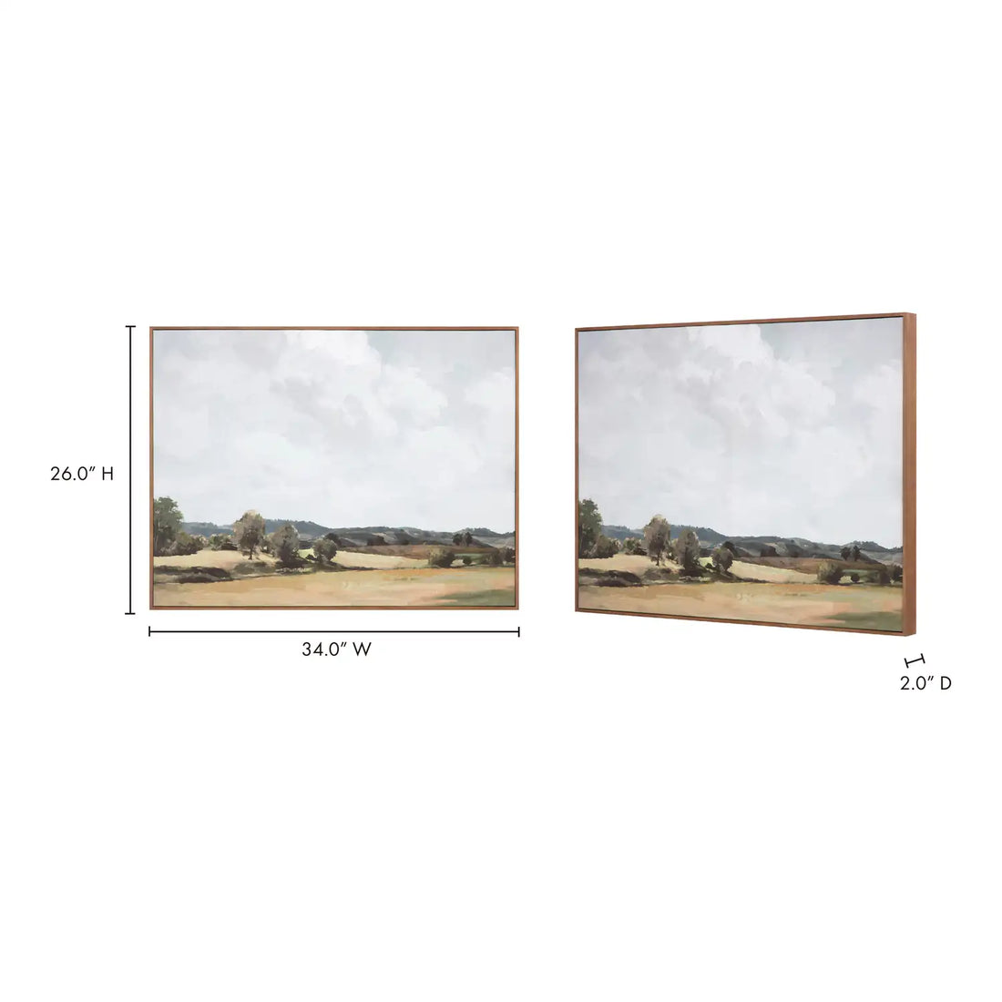 MOES VAST COUNTRY PAINTINGS - Decorative Accents