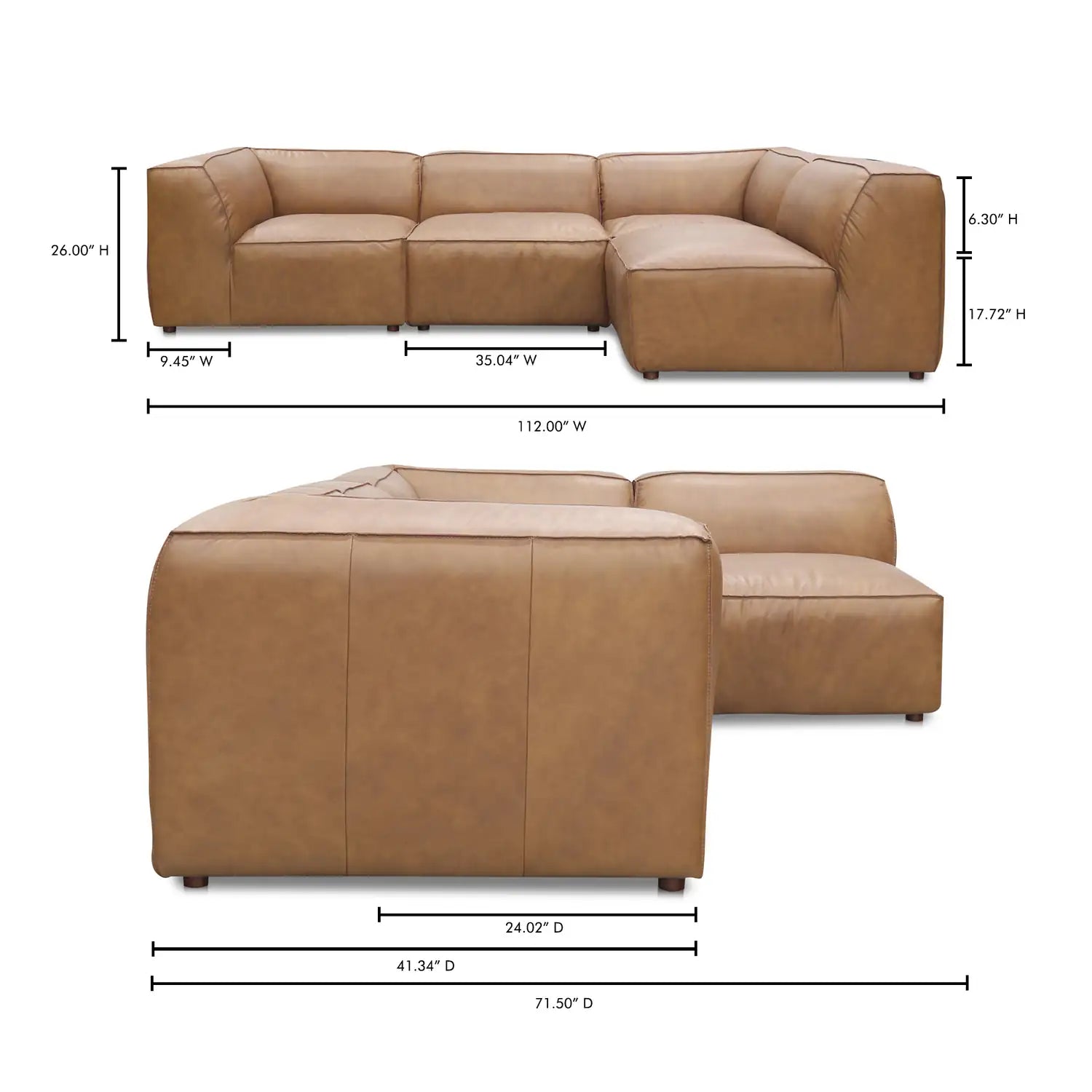 MOES, FORM MODULAR SECTIONALS, SOFA
