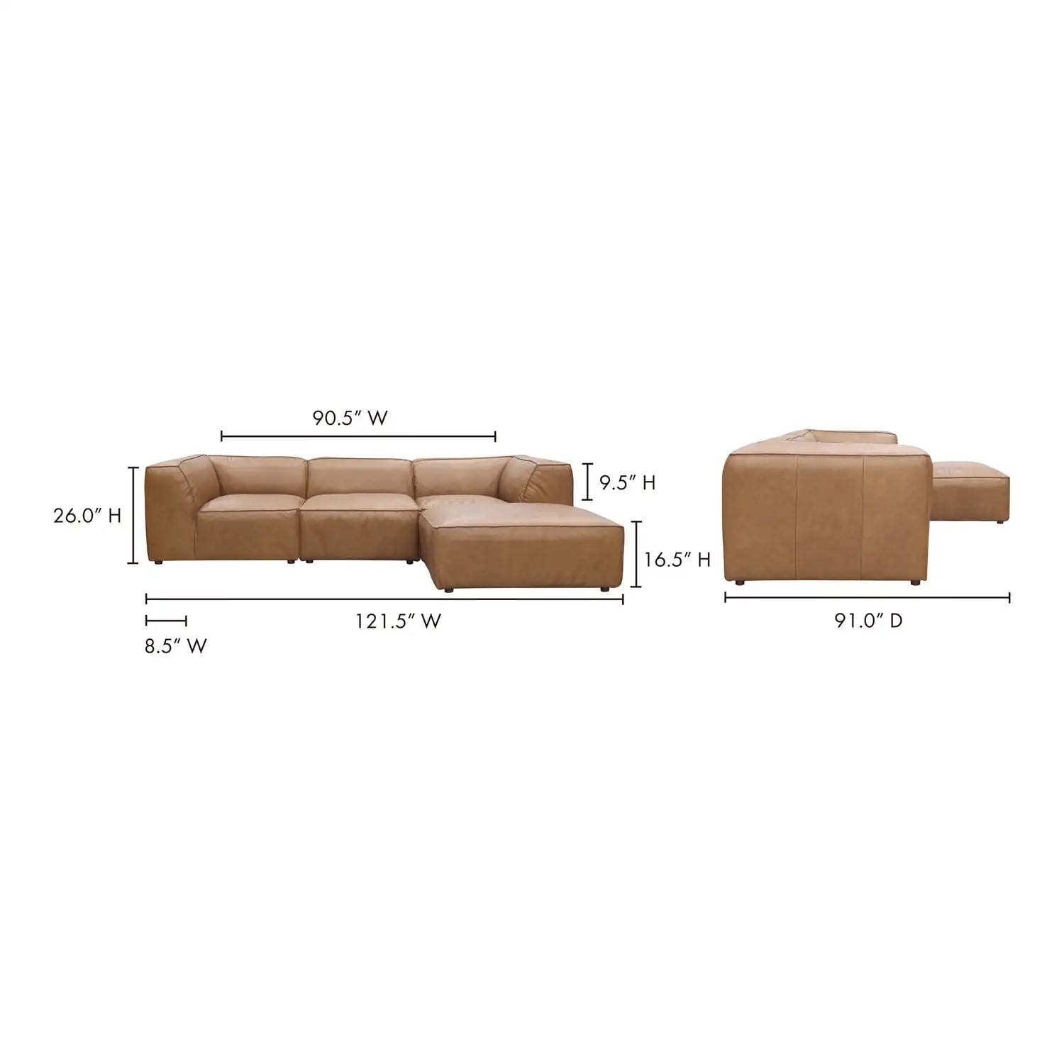 MOES, FORM MODULAR SECTIONALS, SOFA