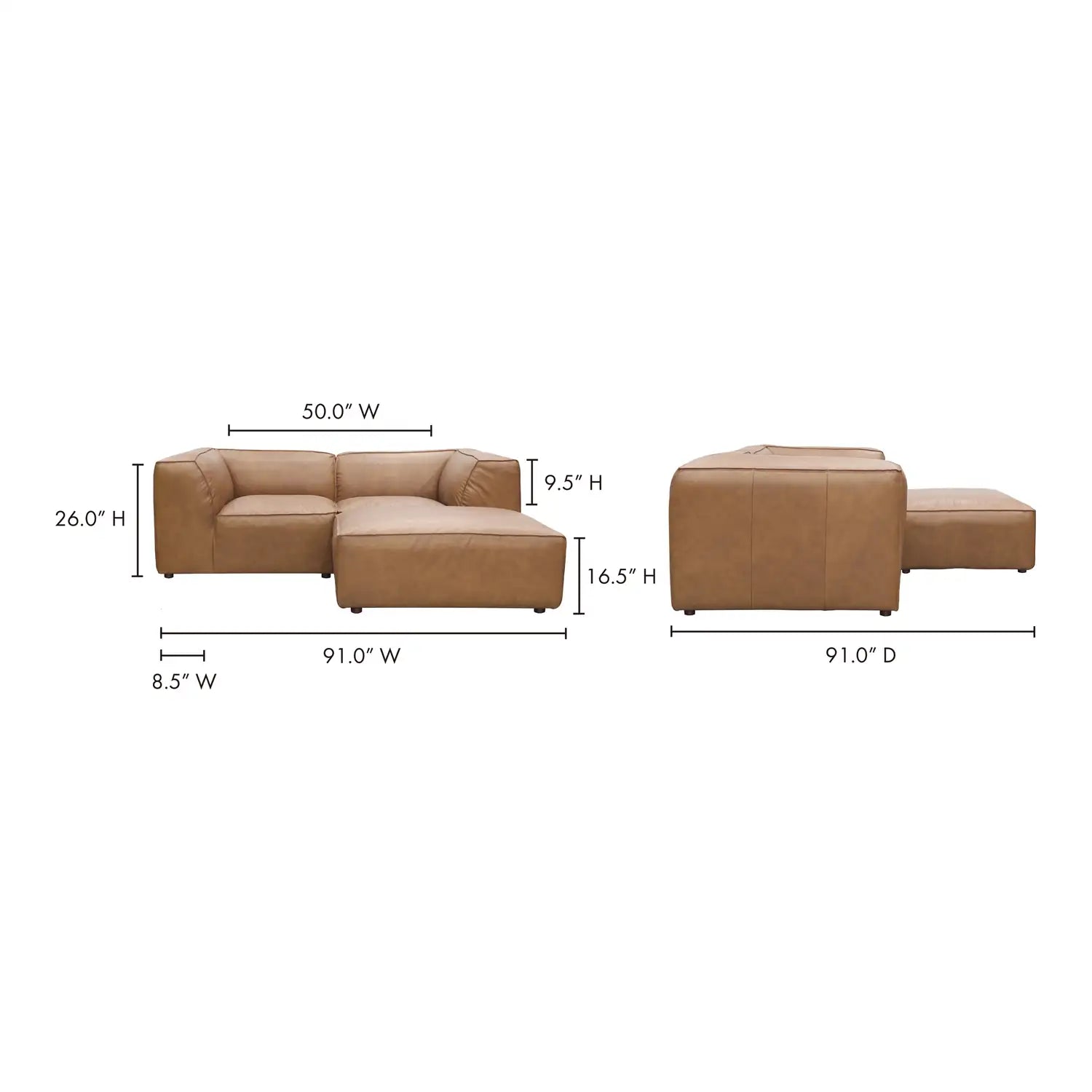 MOES, FORM MODULAR SECTIONALS, SOFA