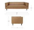 MOES, WOODS SOFAS, SOFA