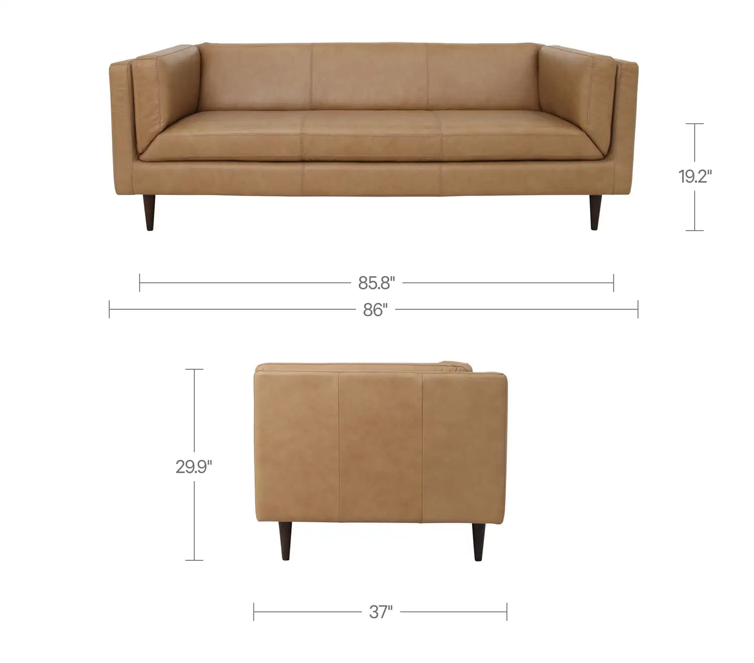 MOES, WOODS SOFAS, SOFA