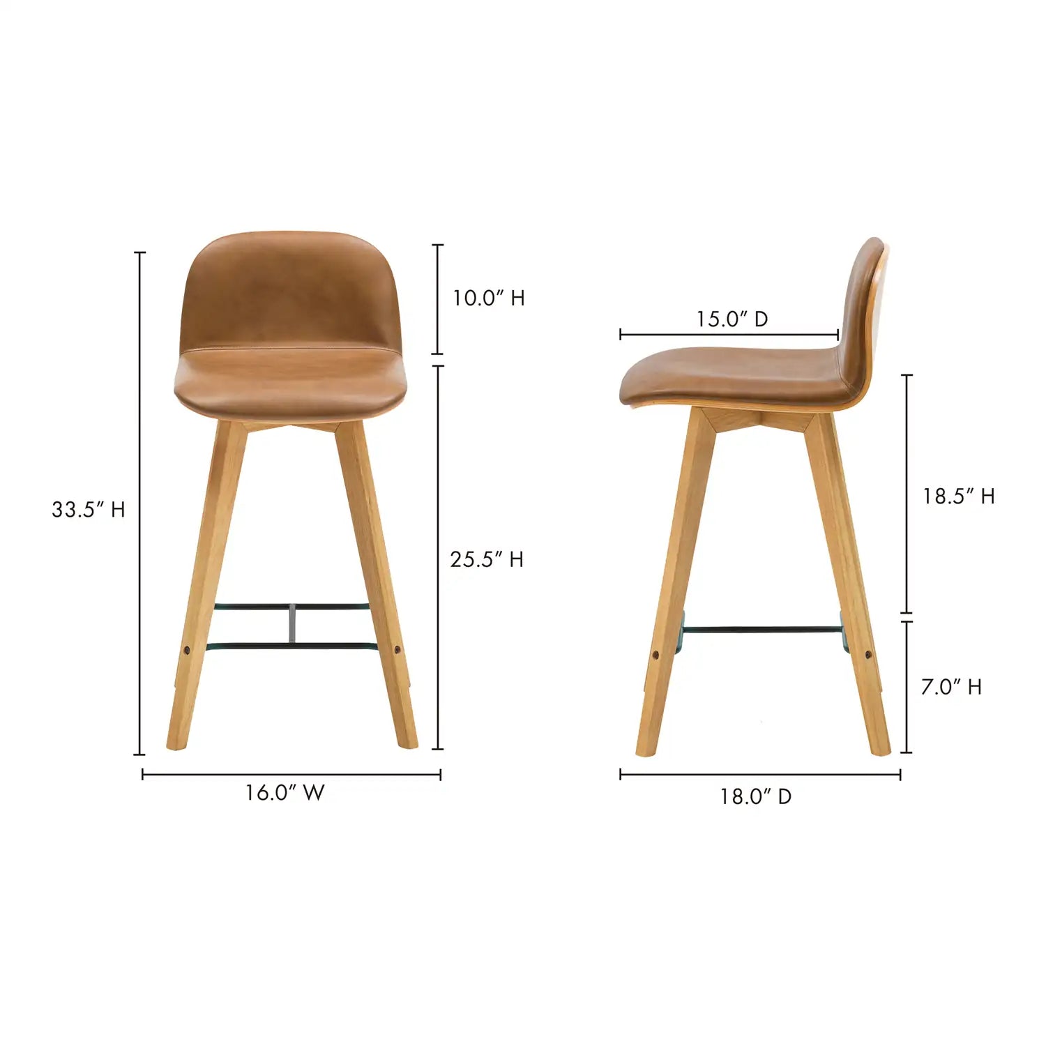 MOES, NAPOLI COUNTER STOOLS, BAR STOOLS