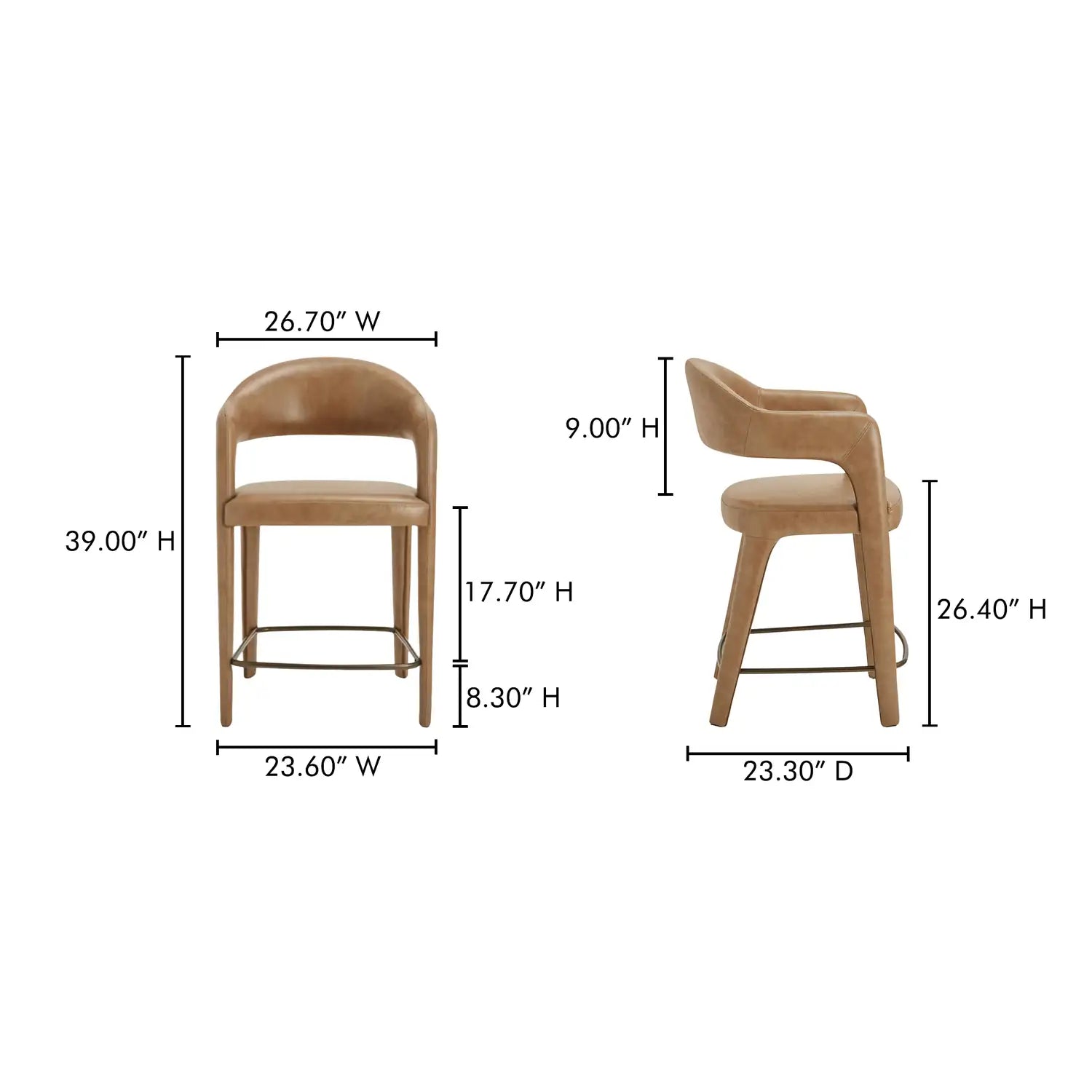 MOES, MARTENS COUNTER STOOLS, BAR STOOLS