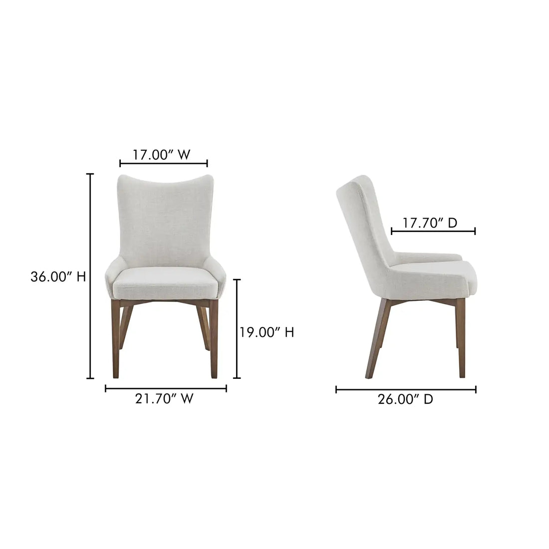 MOES, POTTER DINING CHAIRS, DINING CHAIRS