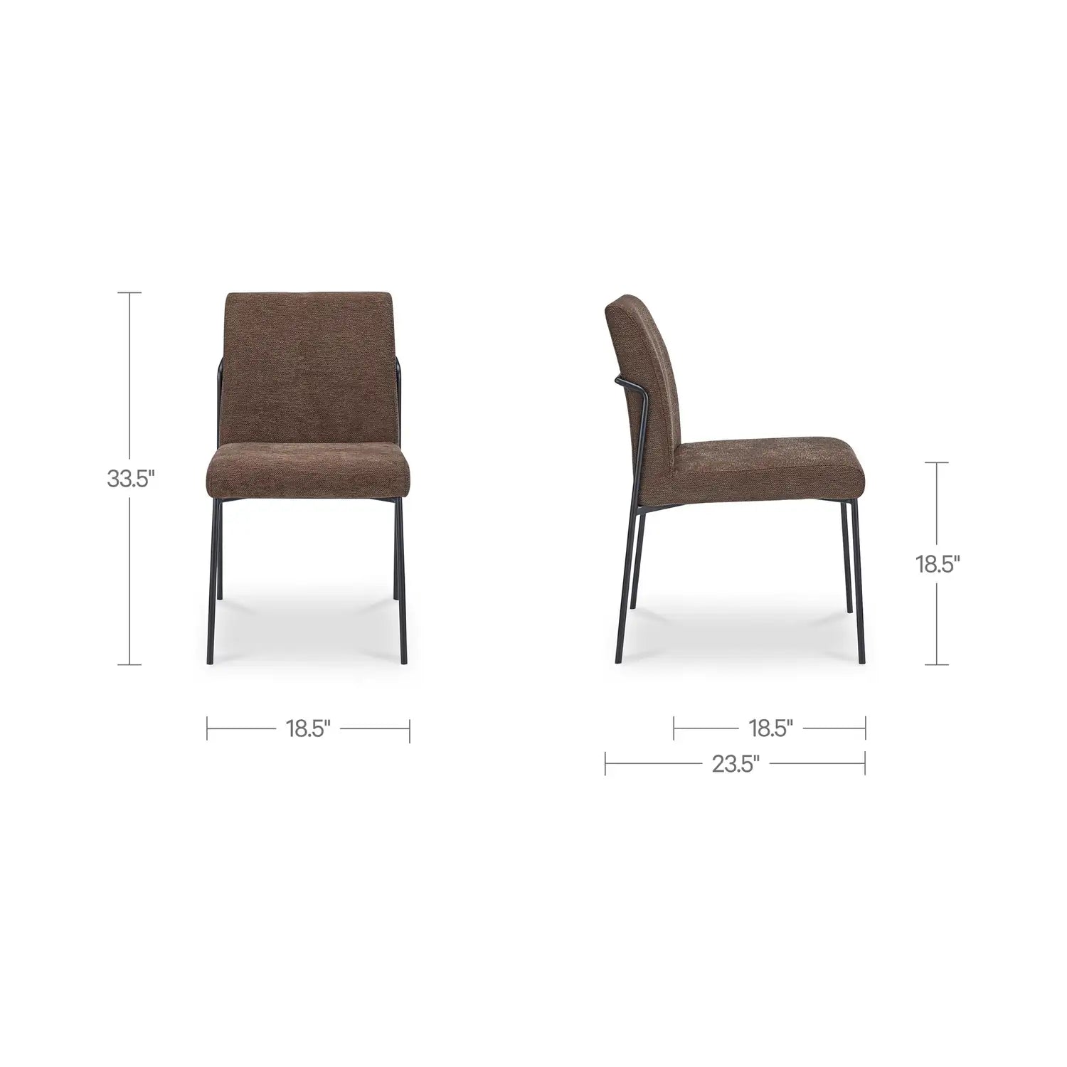 MOES, DANNY DINING CHAIRS - SET OF TWO, DINING CHAIRS