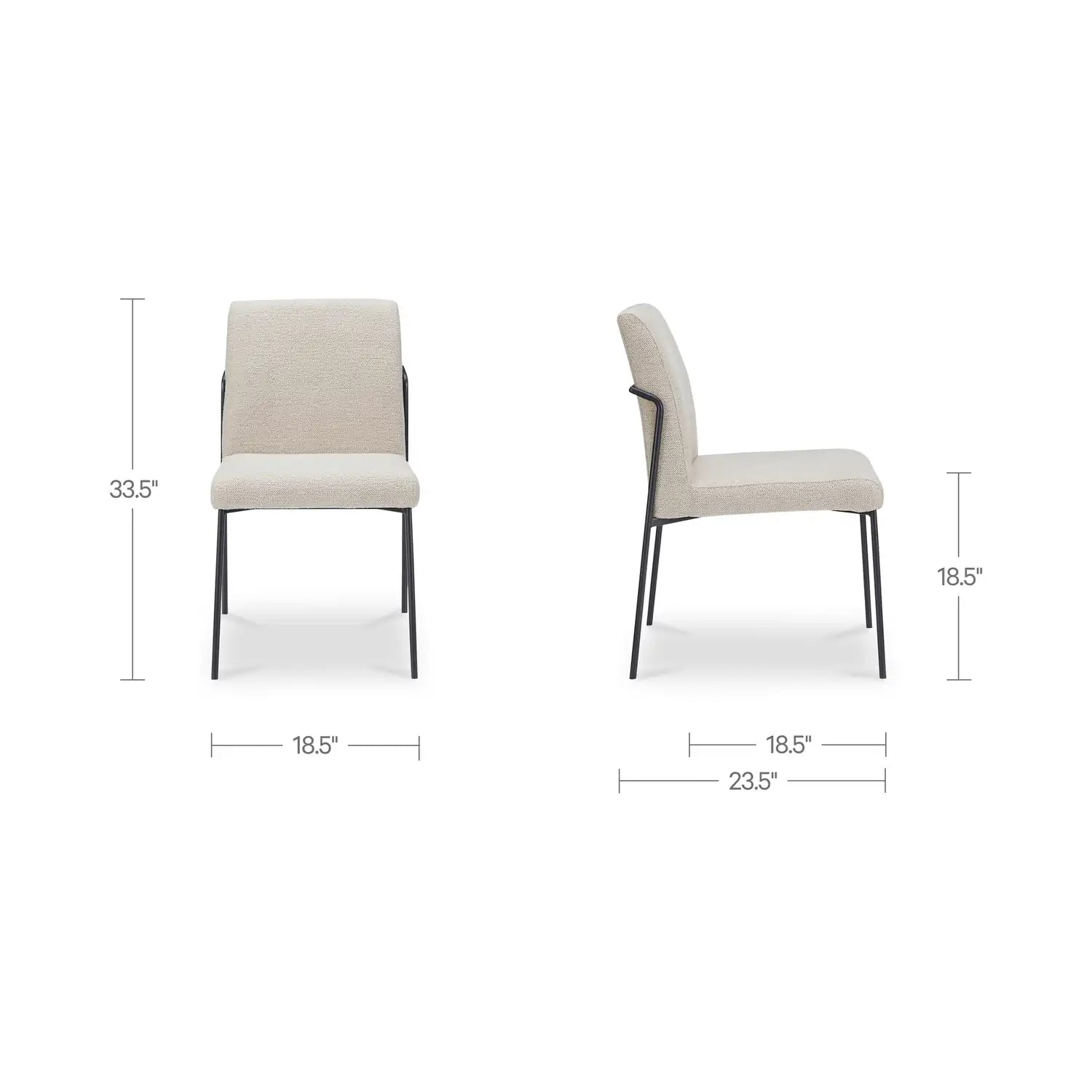 MOES, DANNY DINING CHAIRS - SET OF TWO, DINING CHAIRS