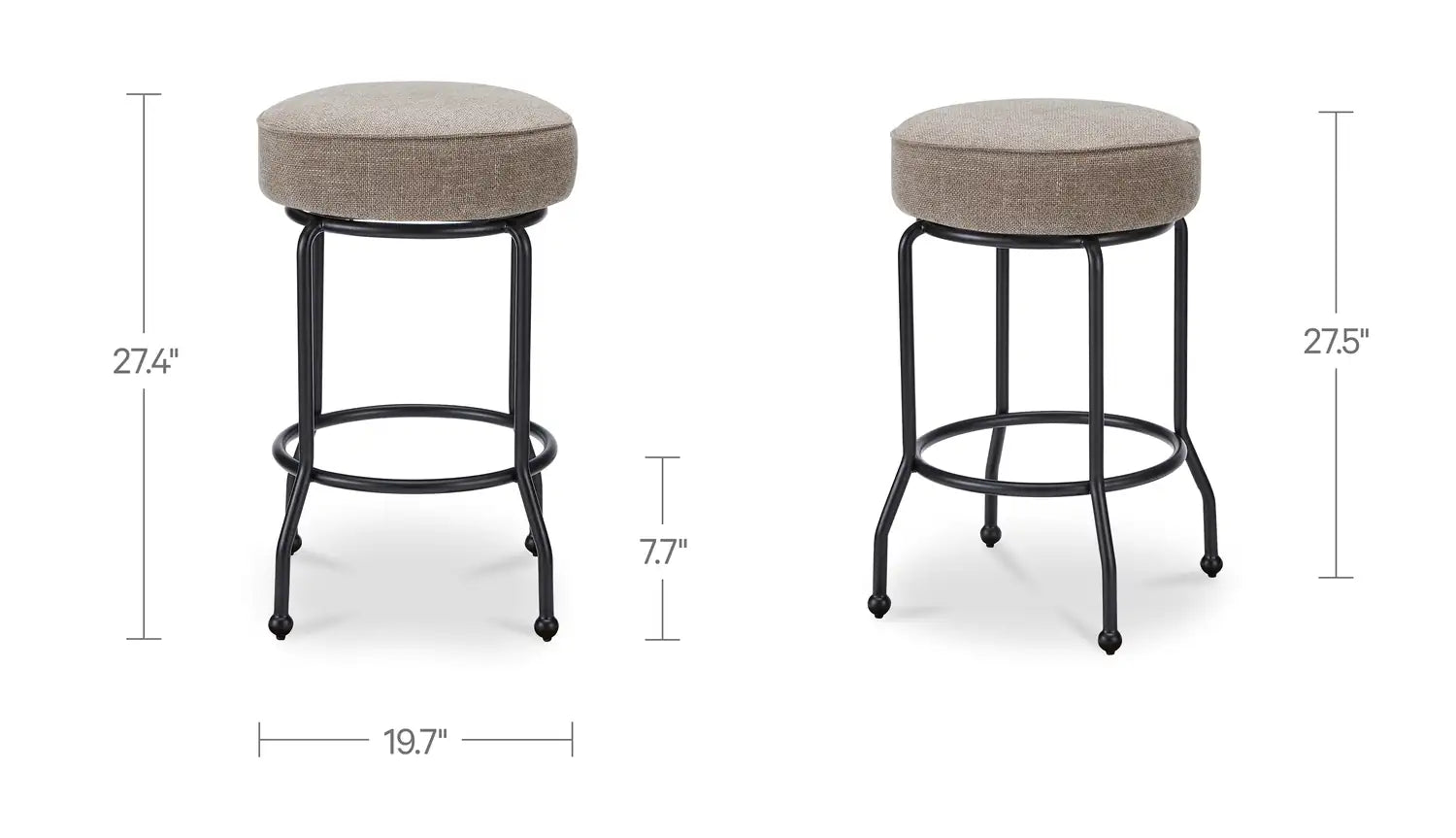 MOES, KELSEY COUNTER STOOLS, BAR STOOLS