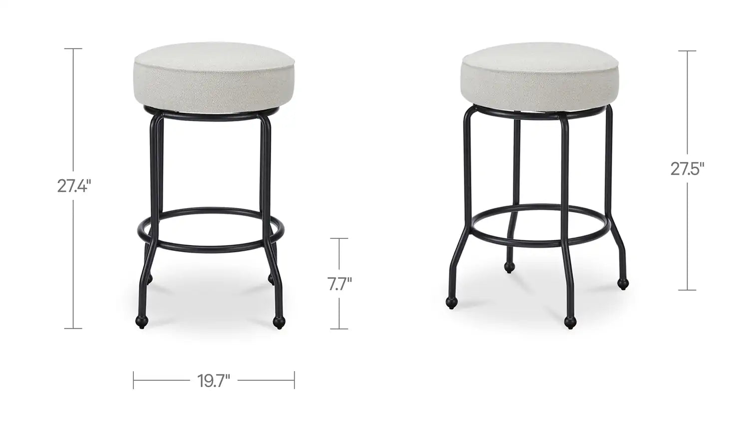 MOES, KELSEY COUNTER STOOLS, BAR STOOLS