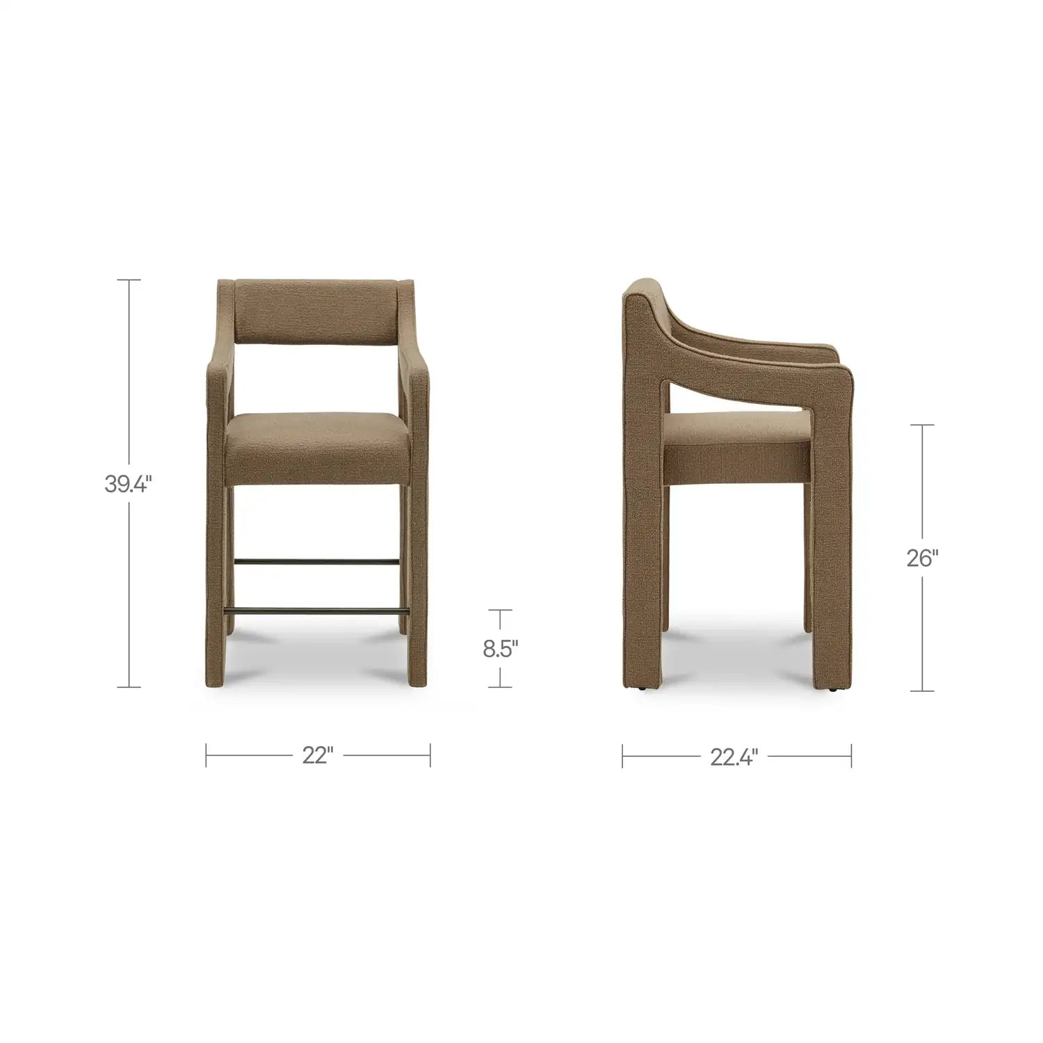 MOES, ELISE COUNTER STOOLS, BAR STOOLS