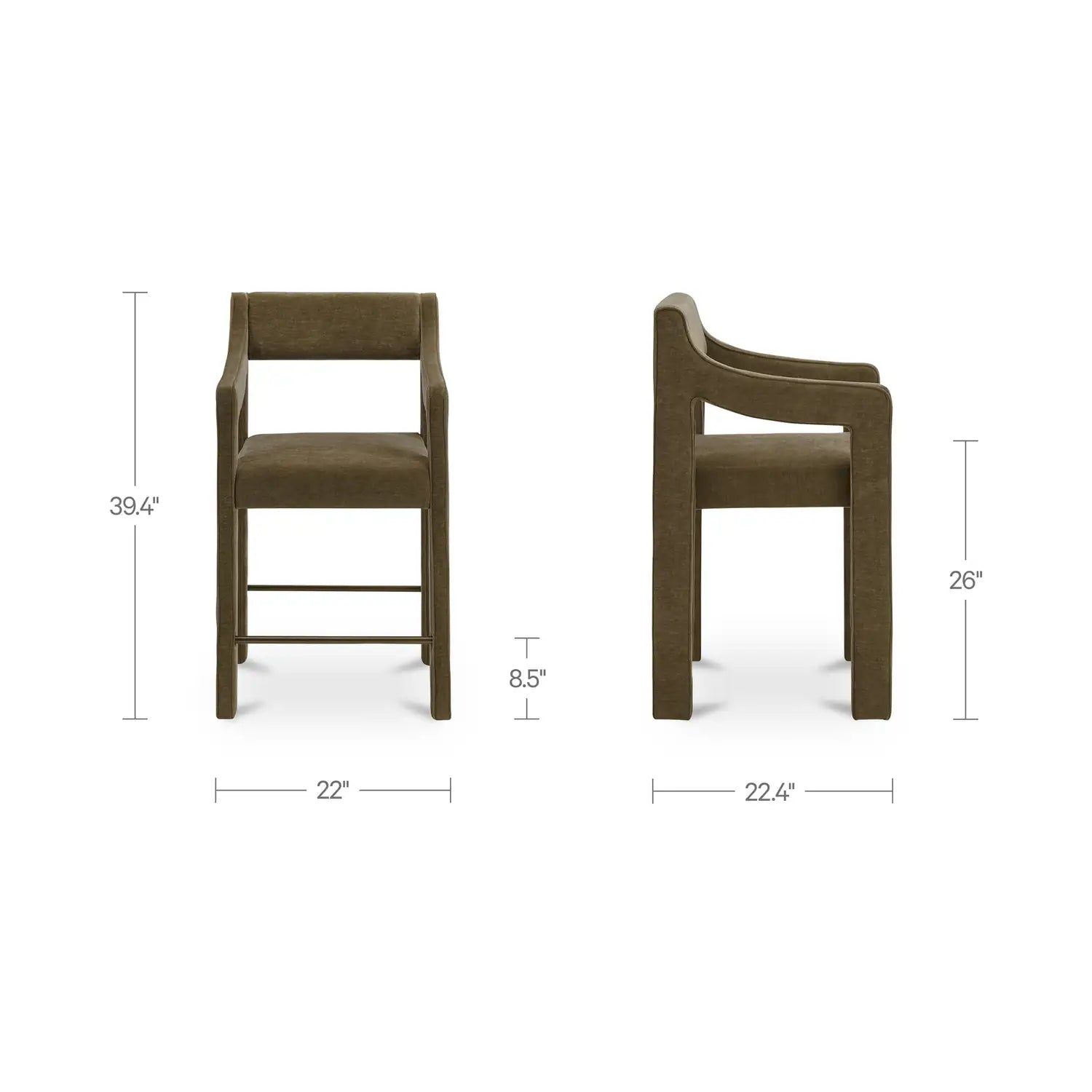 MOES, ELISE COUNTER STOOLS, BAR STOOLS