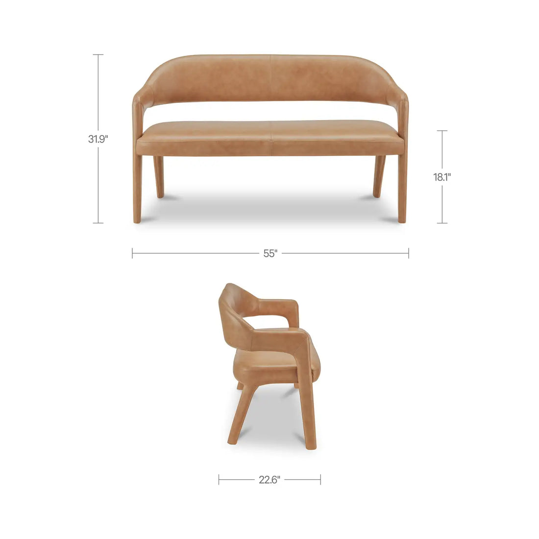 MOES MARTENS BENCHES - Benches, Ottoman, Stools