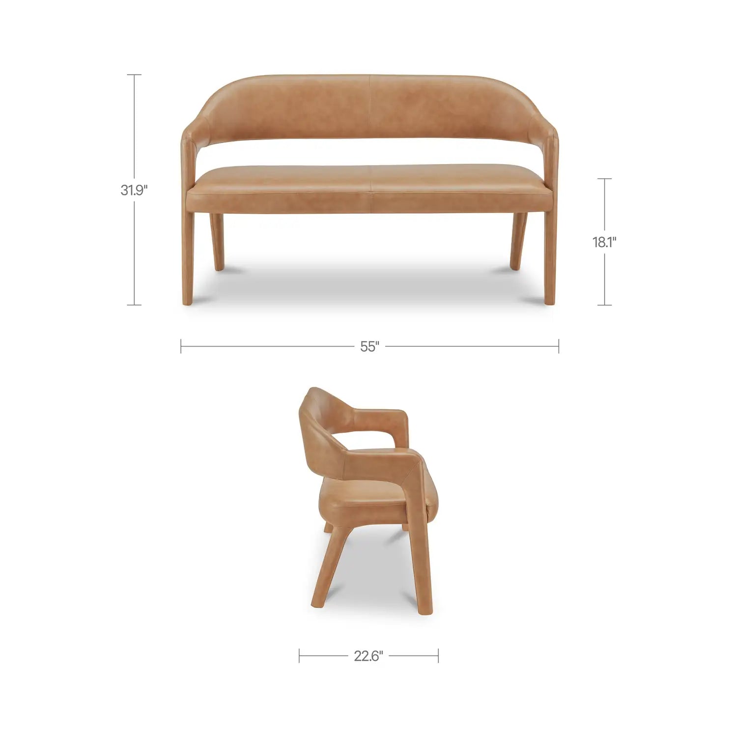 MOES MARTENS BENCHES - Benches, Ottoman, Stools