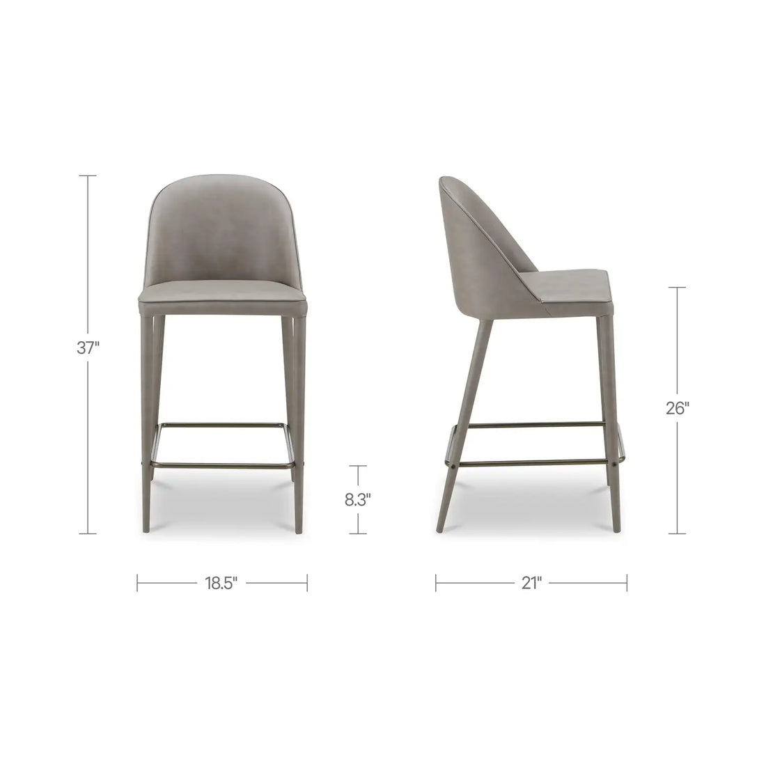 MOES, BURTON COUNTER STOOLS, BAR STOOLS