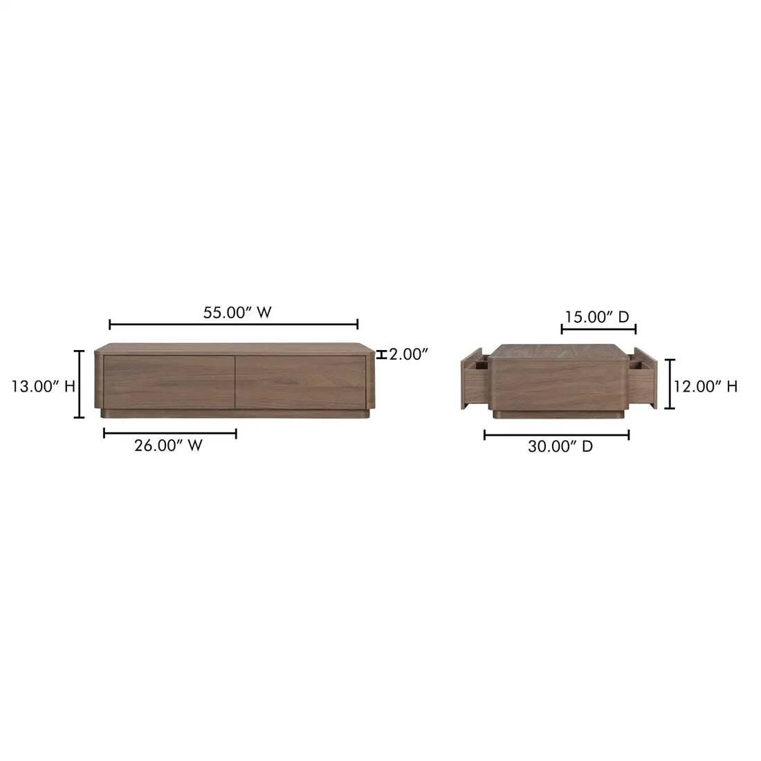 MOES OFF COFFEE TABLES - Coffee