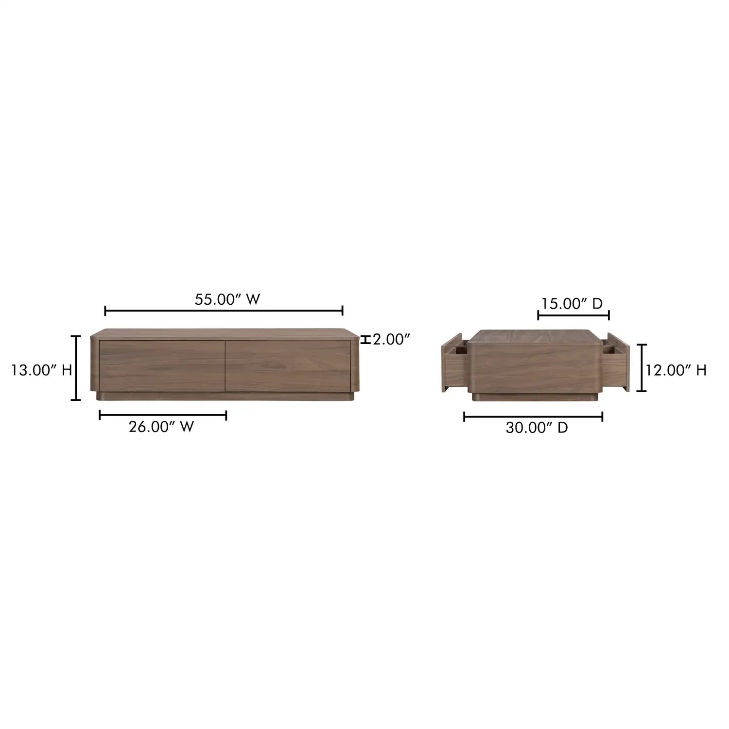 MOES OFF COFFEE TABLES - Coffee