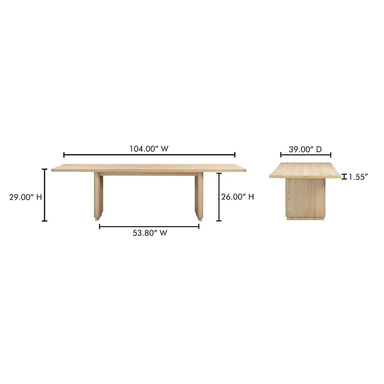 MOES OFF DINING TABLES - Dining Tables