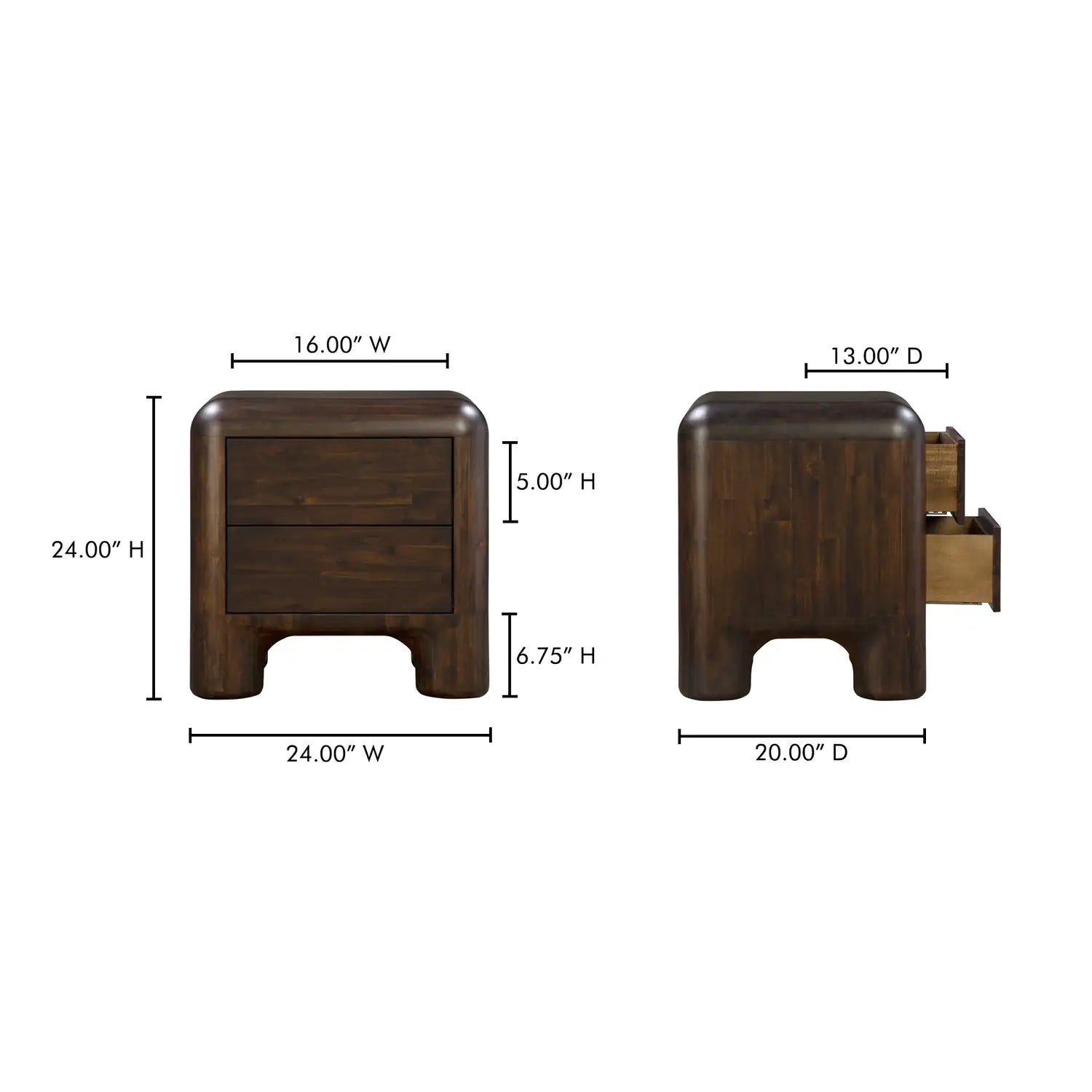MOE'S, ROWAN NIGHTSTANDS, NIGHTSTANDS