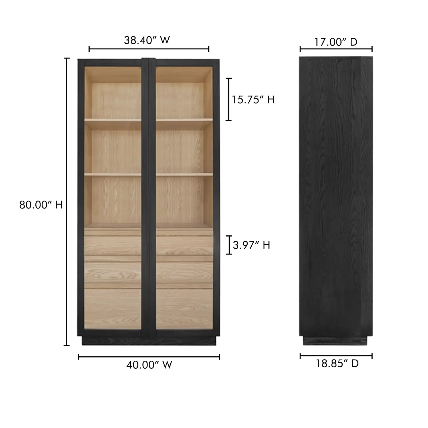 MOES CHARLOTTE CABINETS - Cabinets & Bar