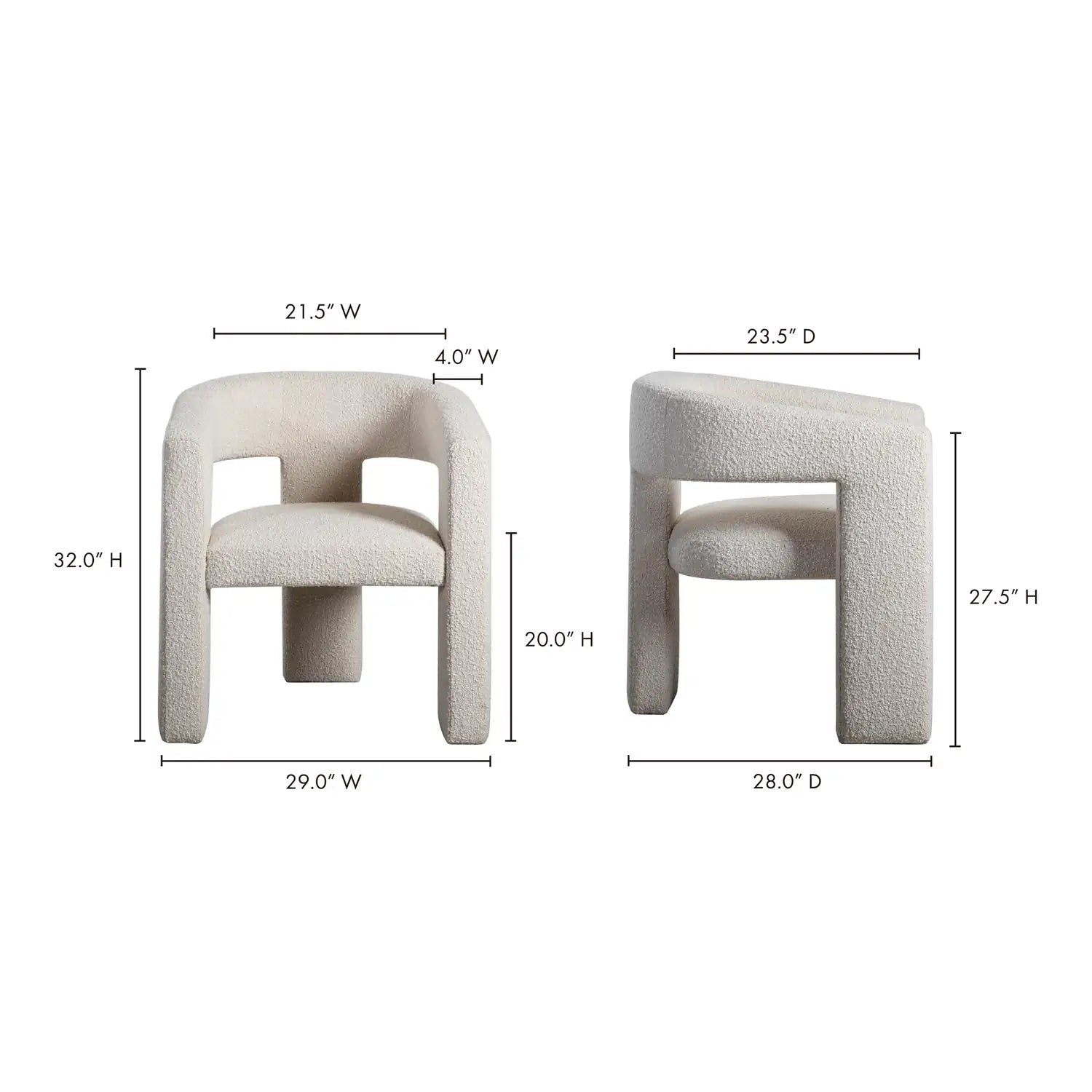 MOES, ELO ACCENT CHAIRS, LOUNGE