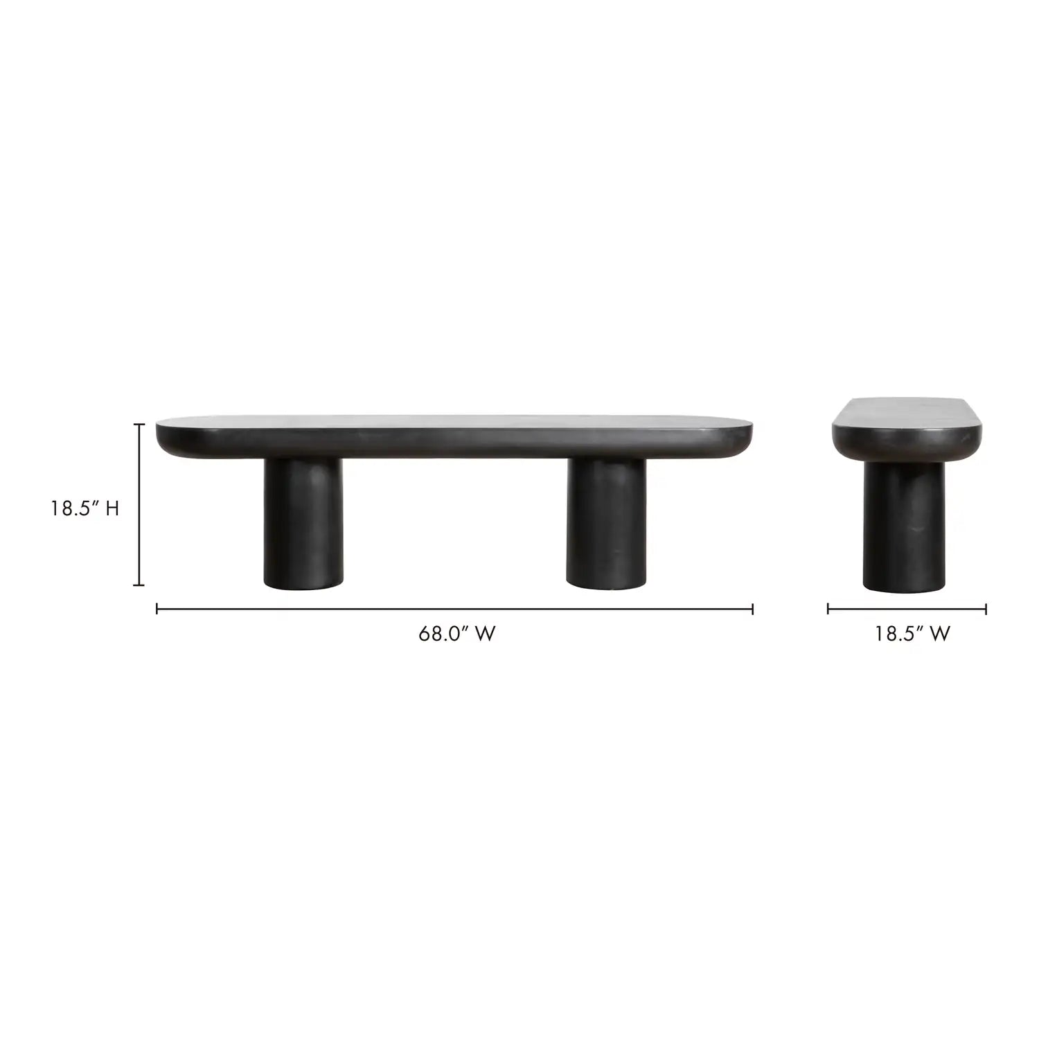 MOES ROCCA BENCHES - Benches, Ottoman, Stools
