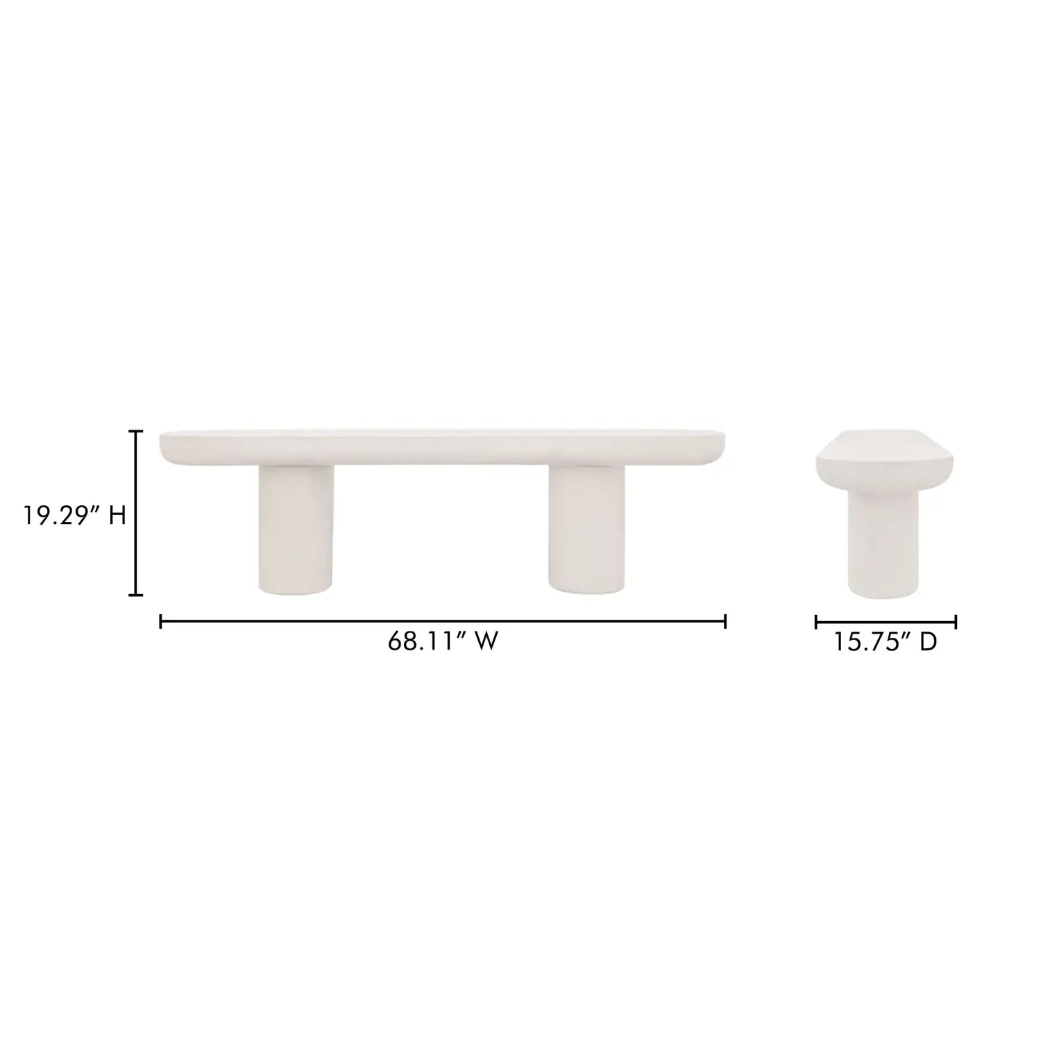 MOES ROCCA BENCHES - Benches, Ottoman, Stools