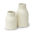 PALECEK, NOVA CYLINDER OUTDOOR URNS SET OF 2, OUTDOOR DECORATIVE ACCENTS