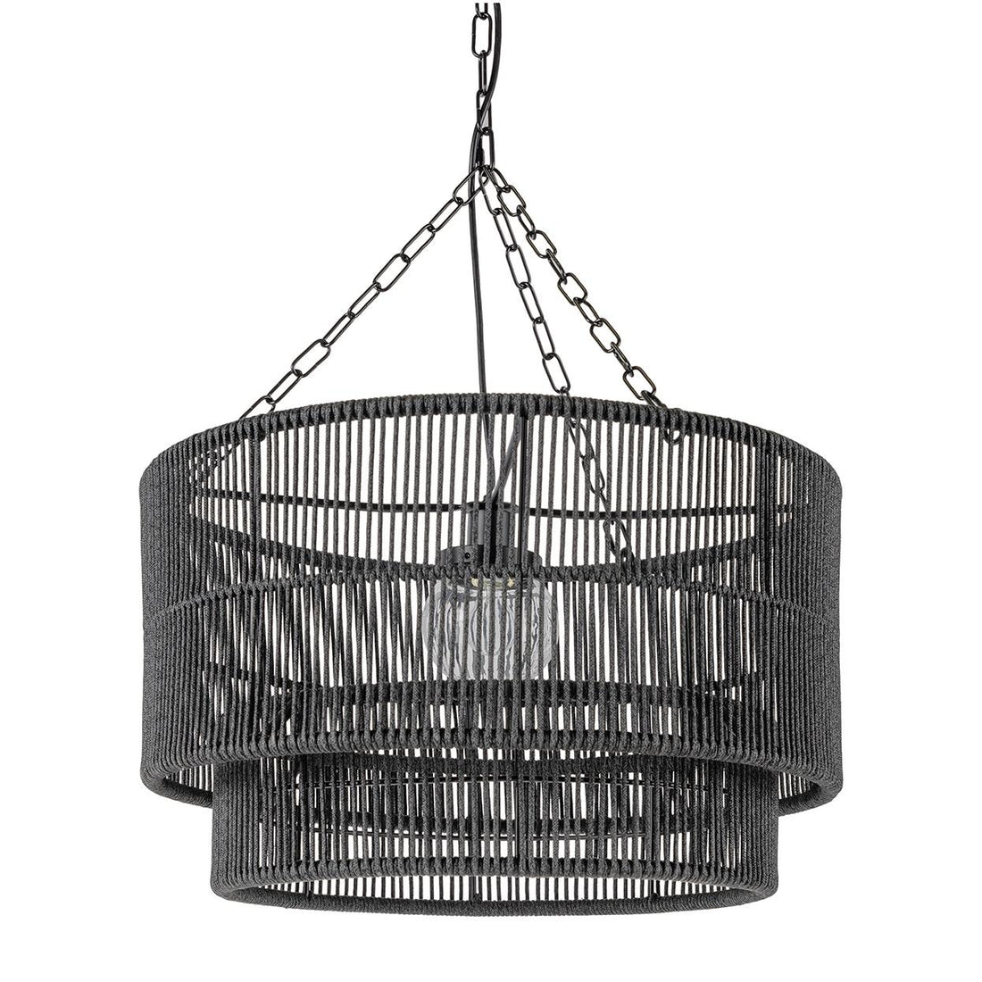 PALECEK, TANNER OUTDOOR PENDANT DRUM, CHANDELIER LIGHT
