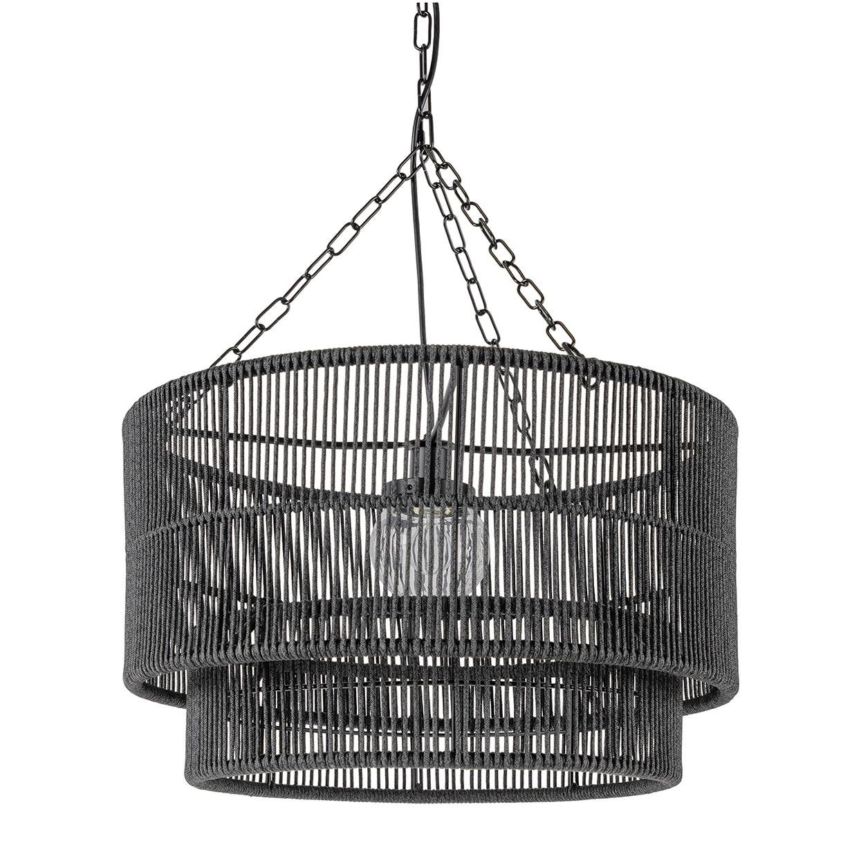 PALECEK, TANNER OUTDOOR PENDANT DRUM, CHANDELIER LIGHT
