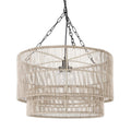 PALECEK, TANNER OUTDOOR PENDANT DRUM, CHANDELIER LIGHT