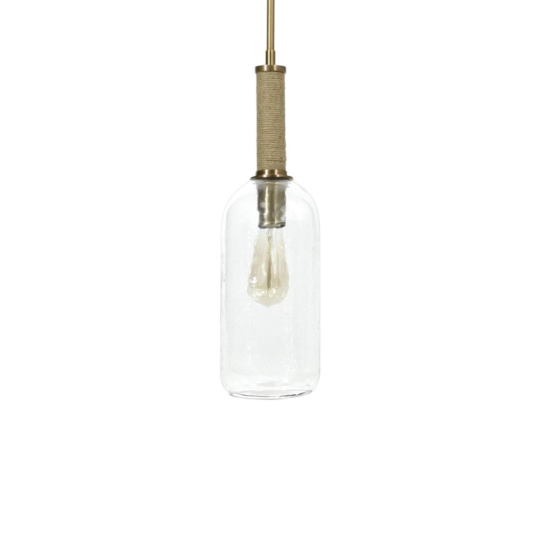PALECEK, BRONSON GLASS PENDANT, CHANDELIER LIGHT