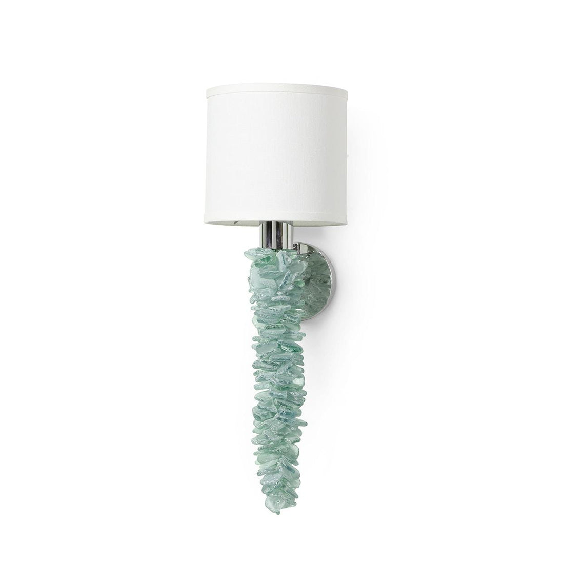 PALECEK, SEAGLASS SCONCE, WALL SCONCES