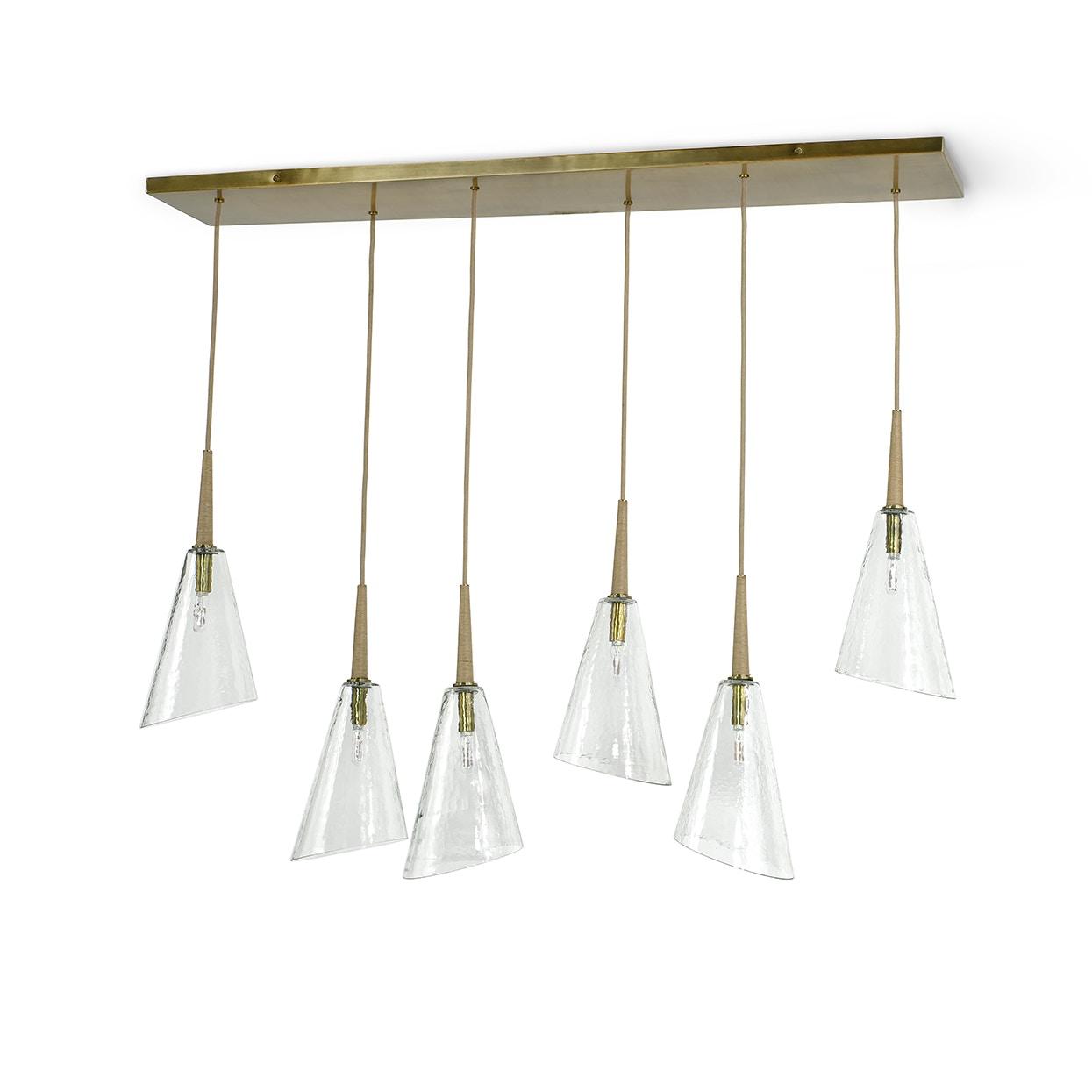 PALECEK, VERALDI LINEAR CHANDELIER, CHANDELIER LIGHT