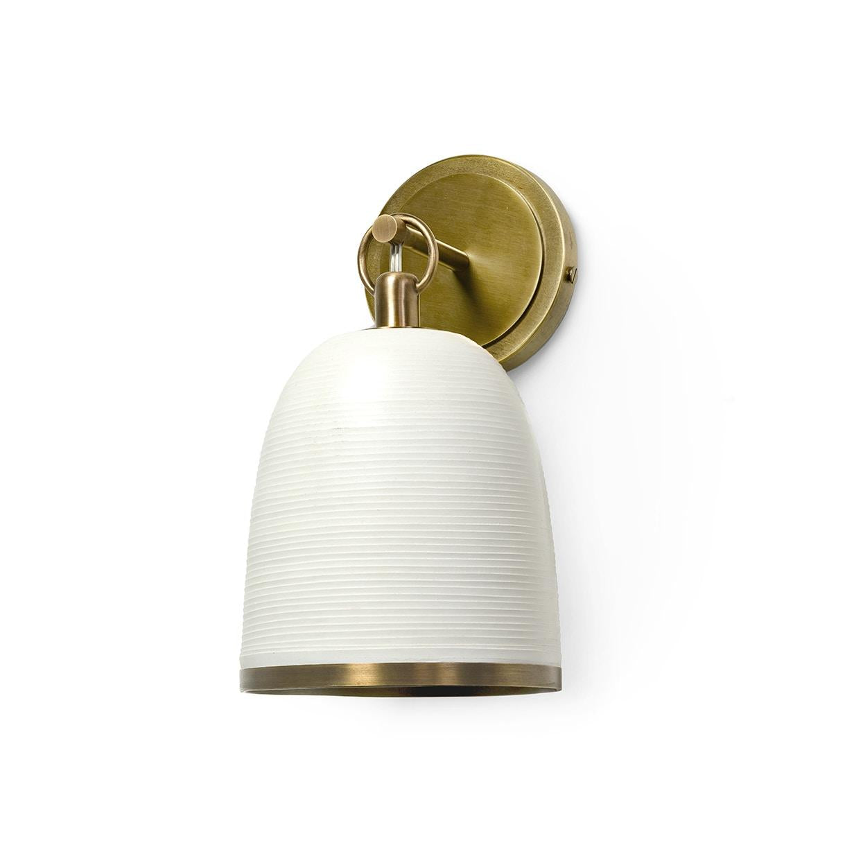 PALECEK, RIVOLI LEATHER SCONCE, WALL SCONCES