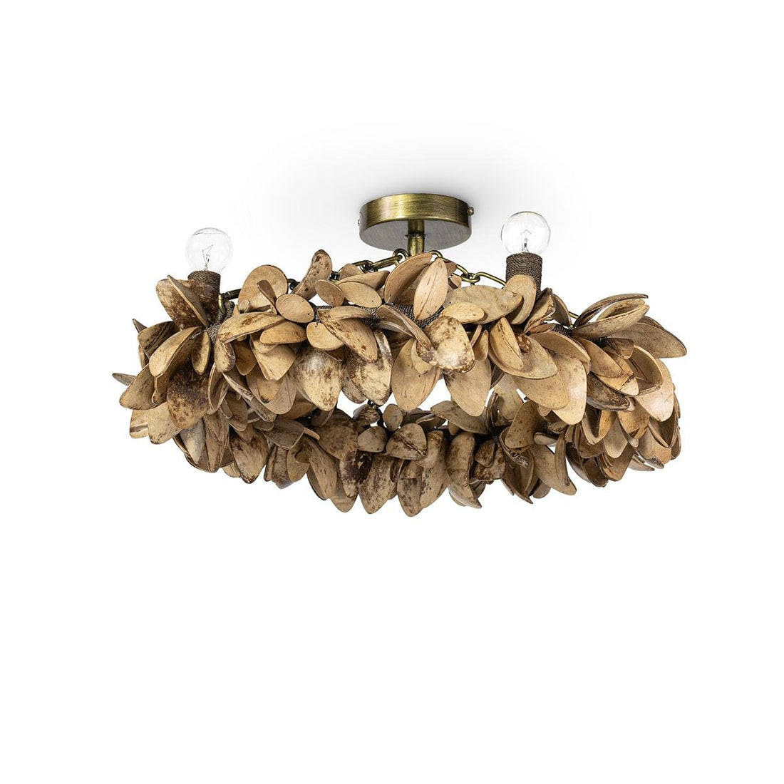 PALECEK, SIENA SEMI FLUSH MOUNT, FLUSH MOUNT CEILING LIGHTS