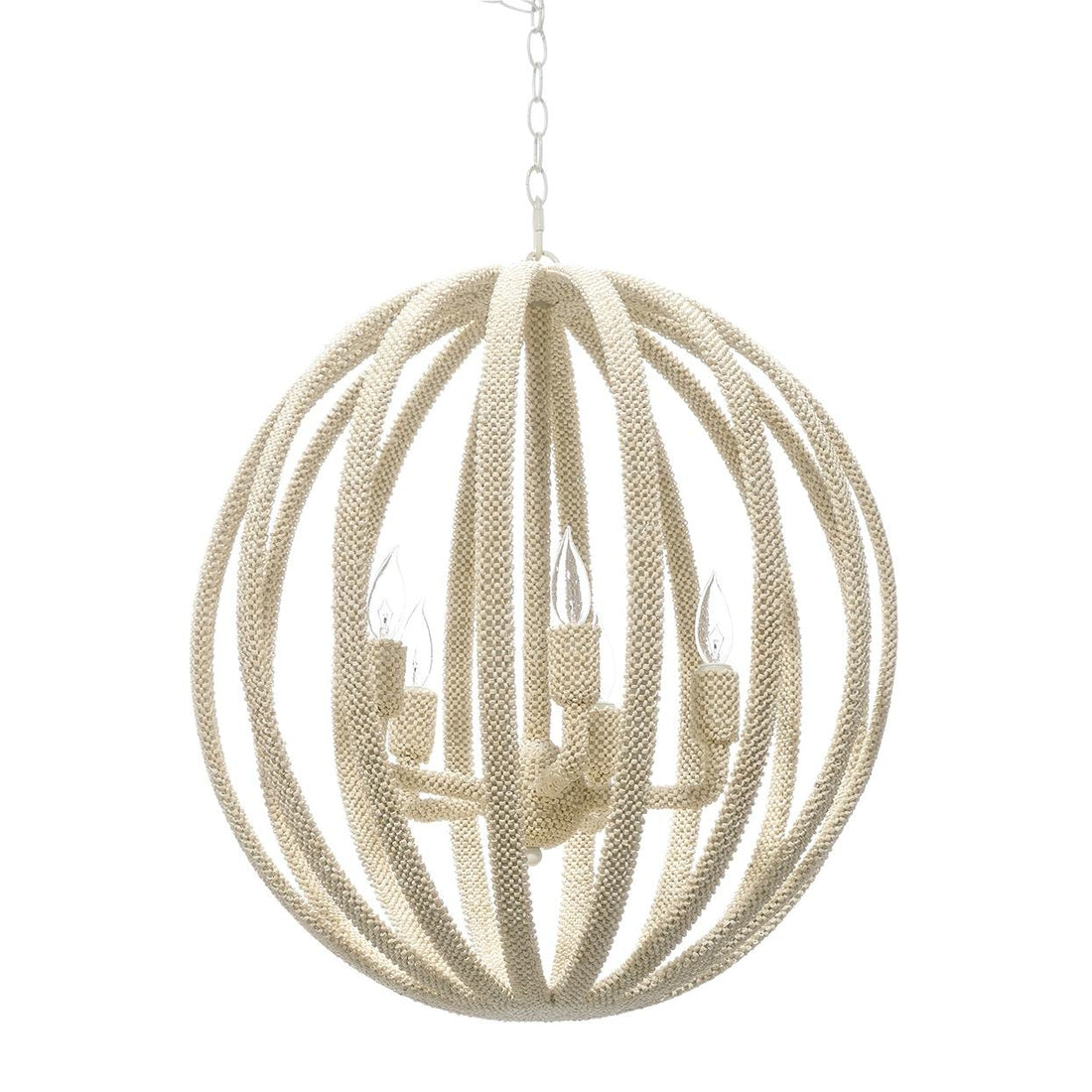 PALECEK, MADERA COCO CHANDELIER, CHANDELIER LIGHT