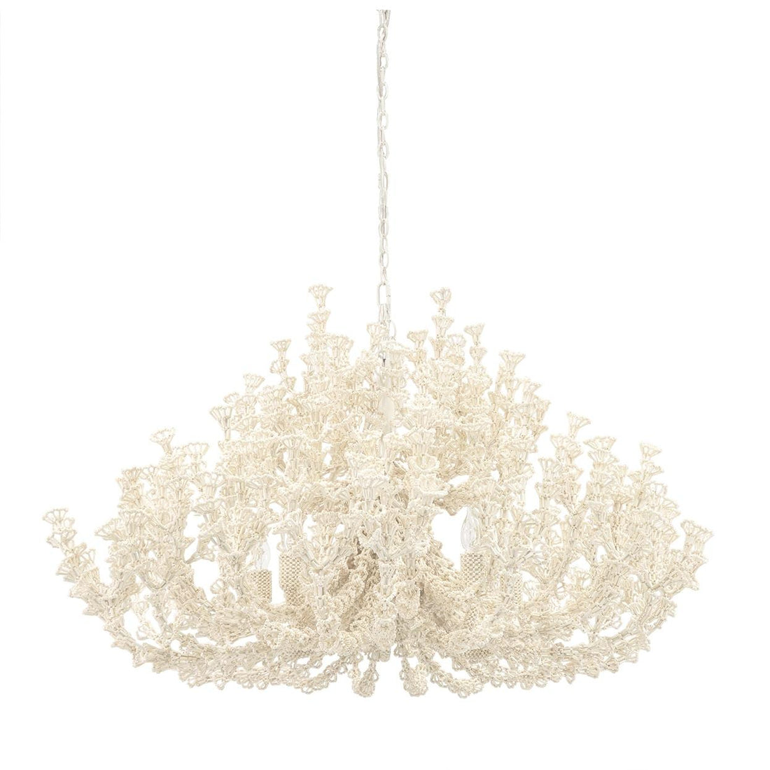 PALECEK, SEYCHELLES COCO CHANDELIER, CHANDELIER LIGHT