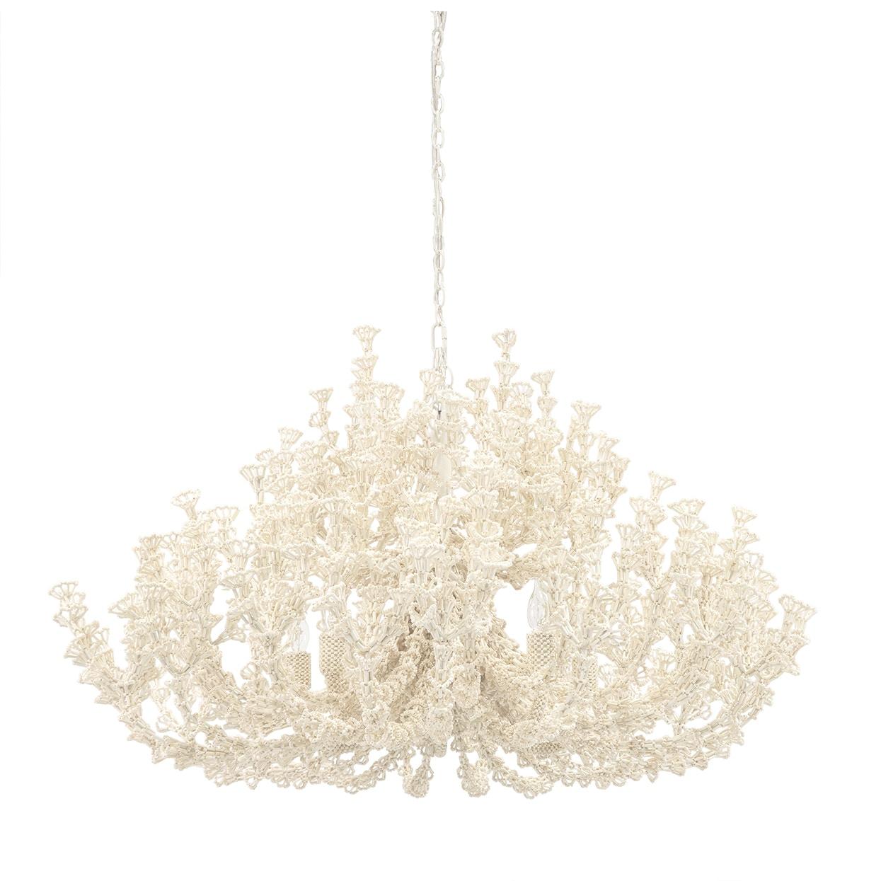 PALECEK, SEYCHELLES COCO CHANDELIER, CHANDELIER LIGHT