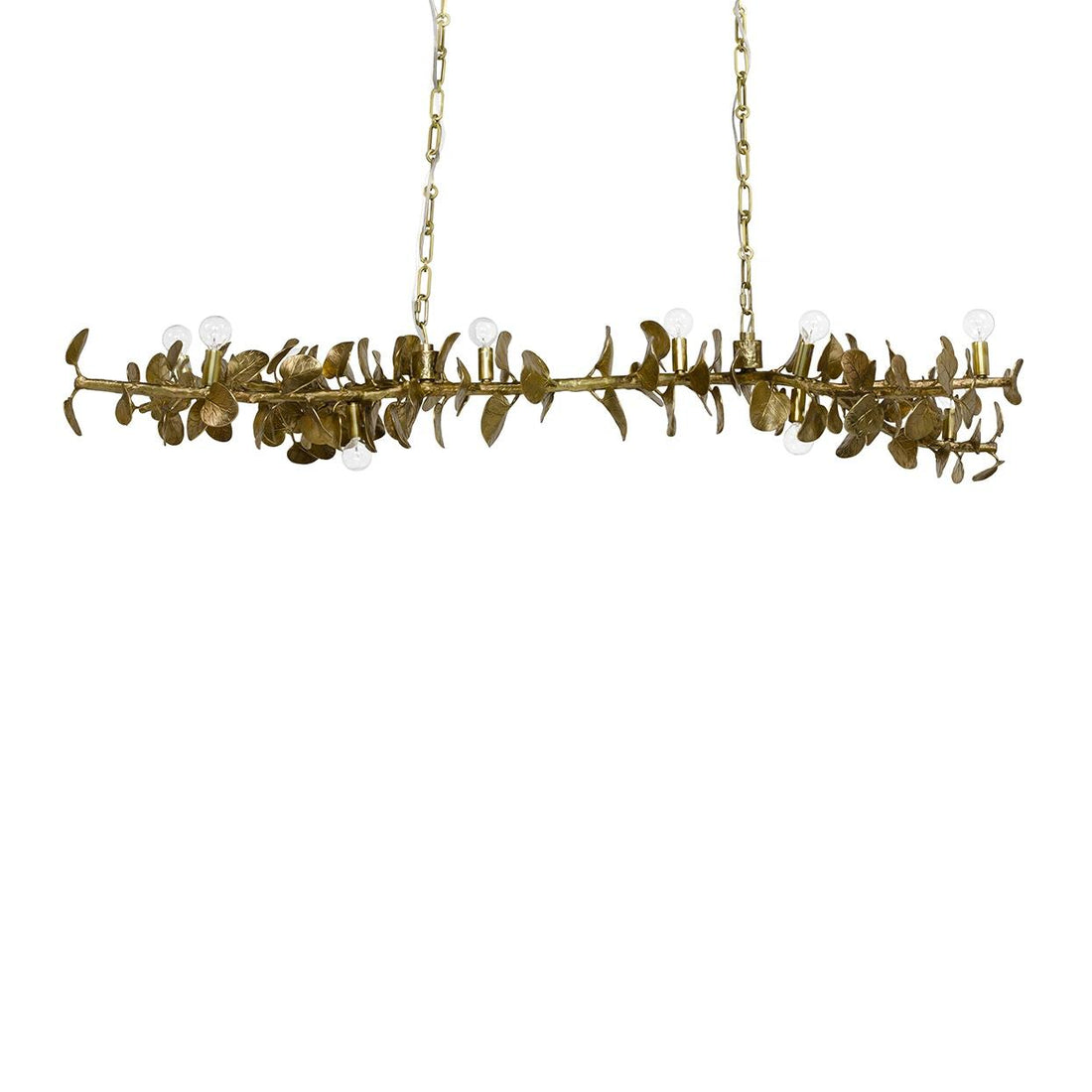 PALECEK, EUCALYPTUS LEAF CHANDELIER, CHANDELIER LIGHT