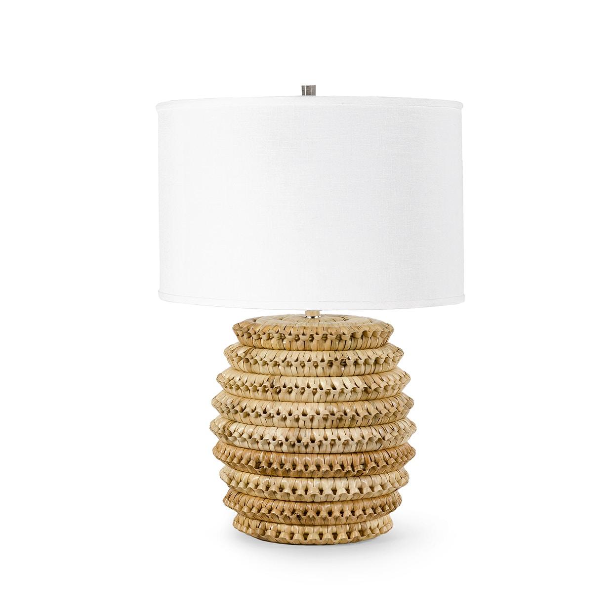 PALECEK, KENIS BRAIDED TABLE LAMP, TABLE LAMPS