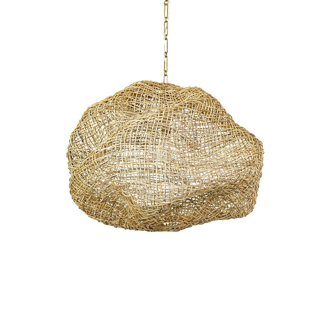 PALECEK, ANDORRA WICKER PENDANT, CHANDELIER LIGHT