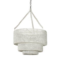 PALECEK, VERANDA WOVEN PENDANT, CHANDELIER LIGHT