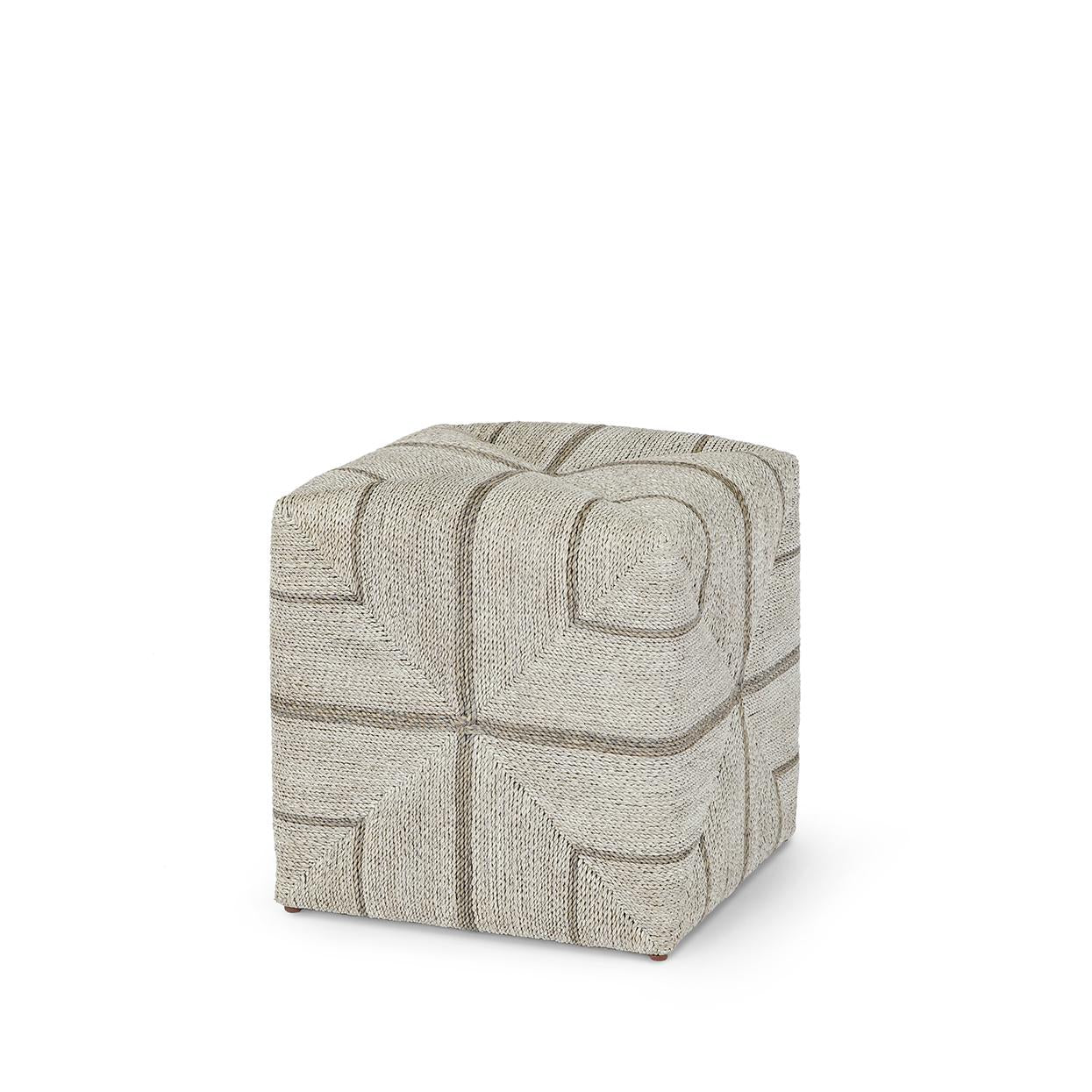 PALECEK FRITZ ROPE SQUARE OTTOMAN - Benches, Ottoman, Stools