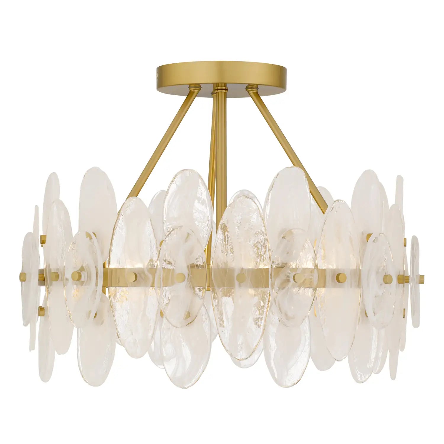 QUOIZEL, ABIGAIL SEMI-FLUSH MOUNT, SEMI FLUSH MOUNT LIGHT