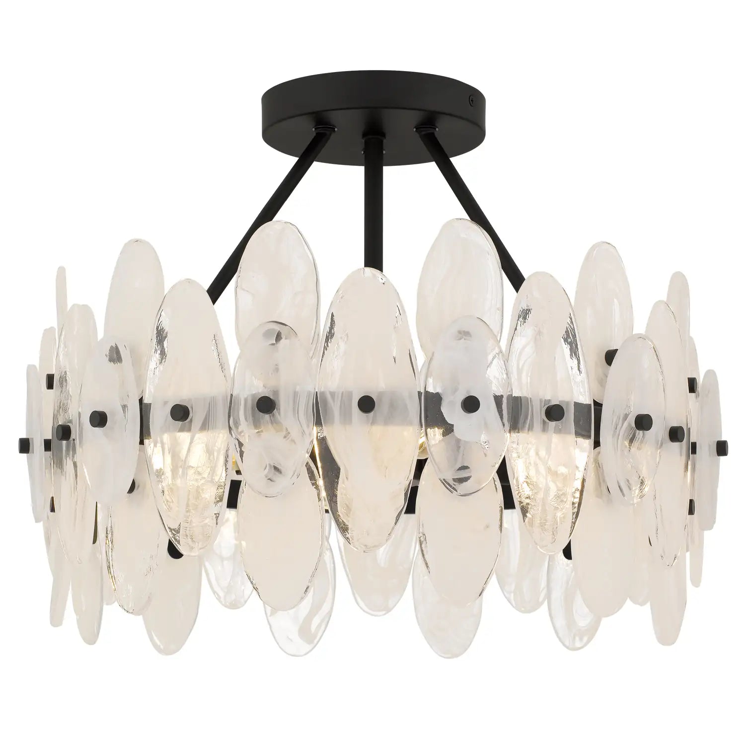 QUOIZEL, ABIGAIL SEMI-FLUSH MOUNT, SEMI FLUSH MOUNT LIGHT