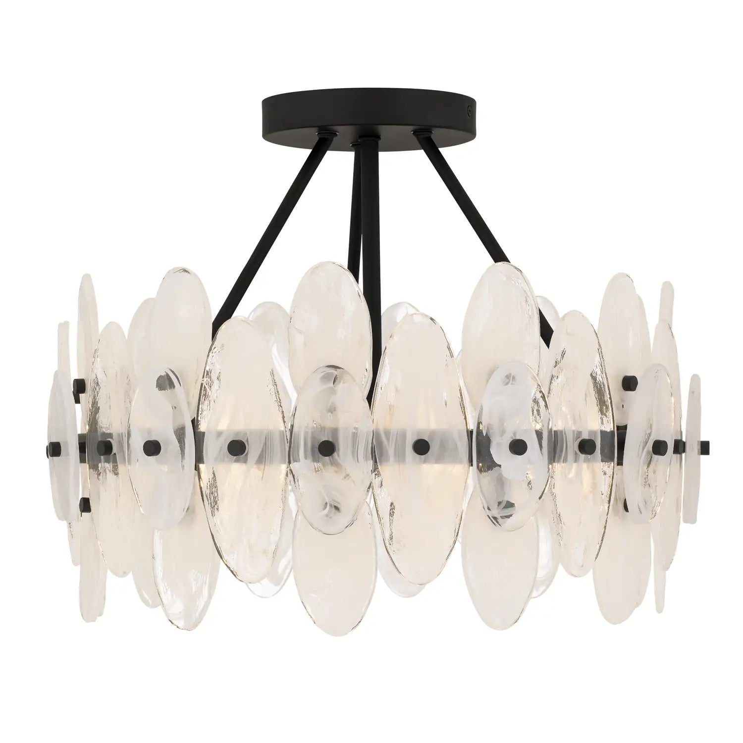 QUOIZEL, ABIGAIL SEMI-FLUSH MOUNT, SEMI FLUSH MOUNT LIGHT