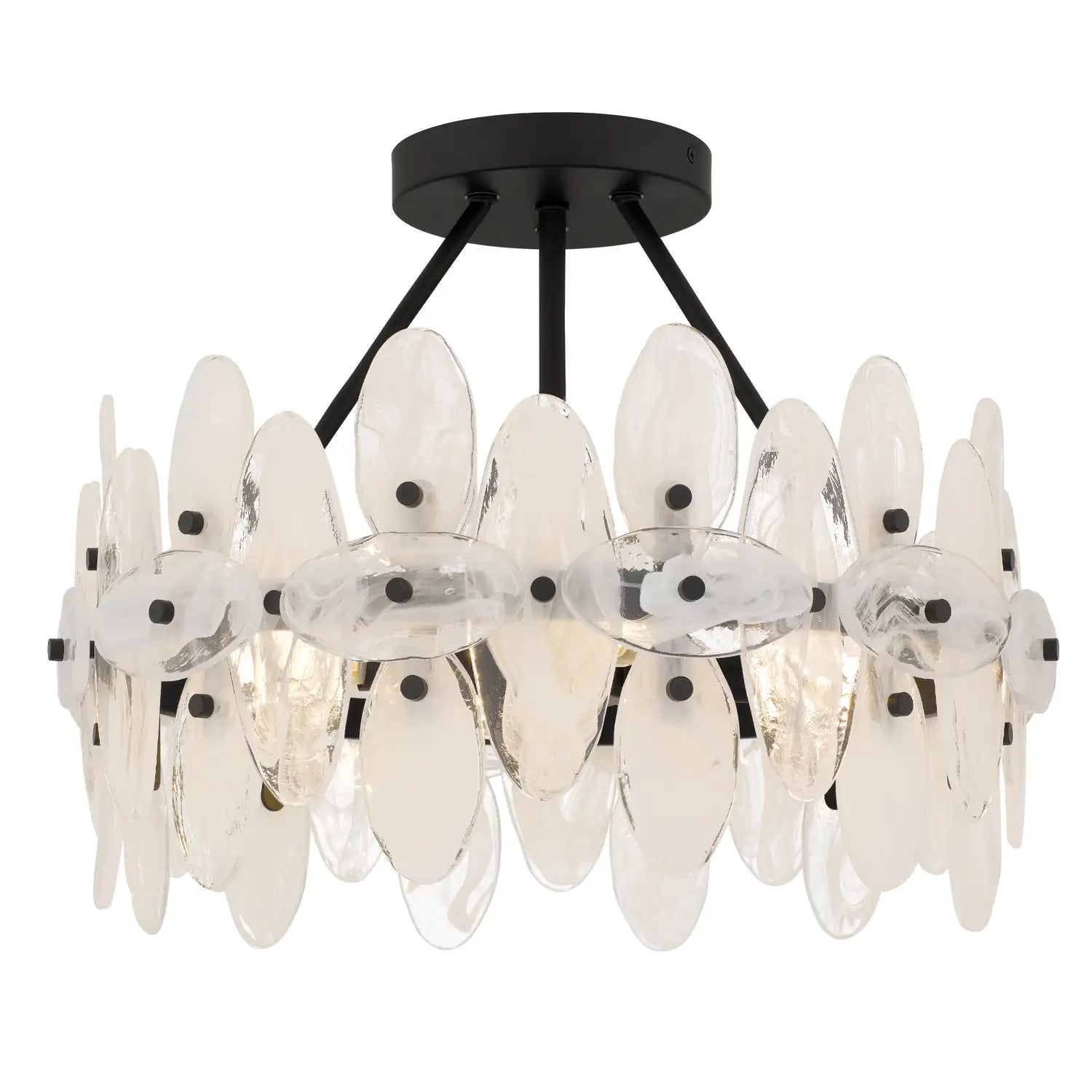 QUOIZEL, ABIGAIL SEMI-FLUSH MOUNT, SEMI FLUSH MOUNT LIGHT