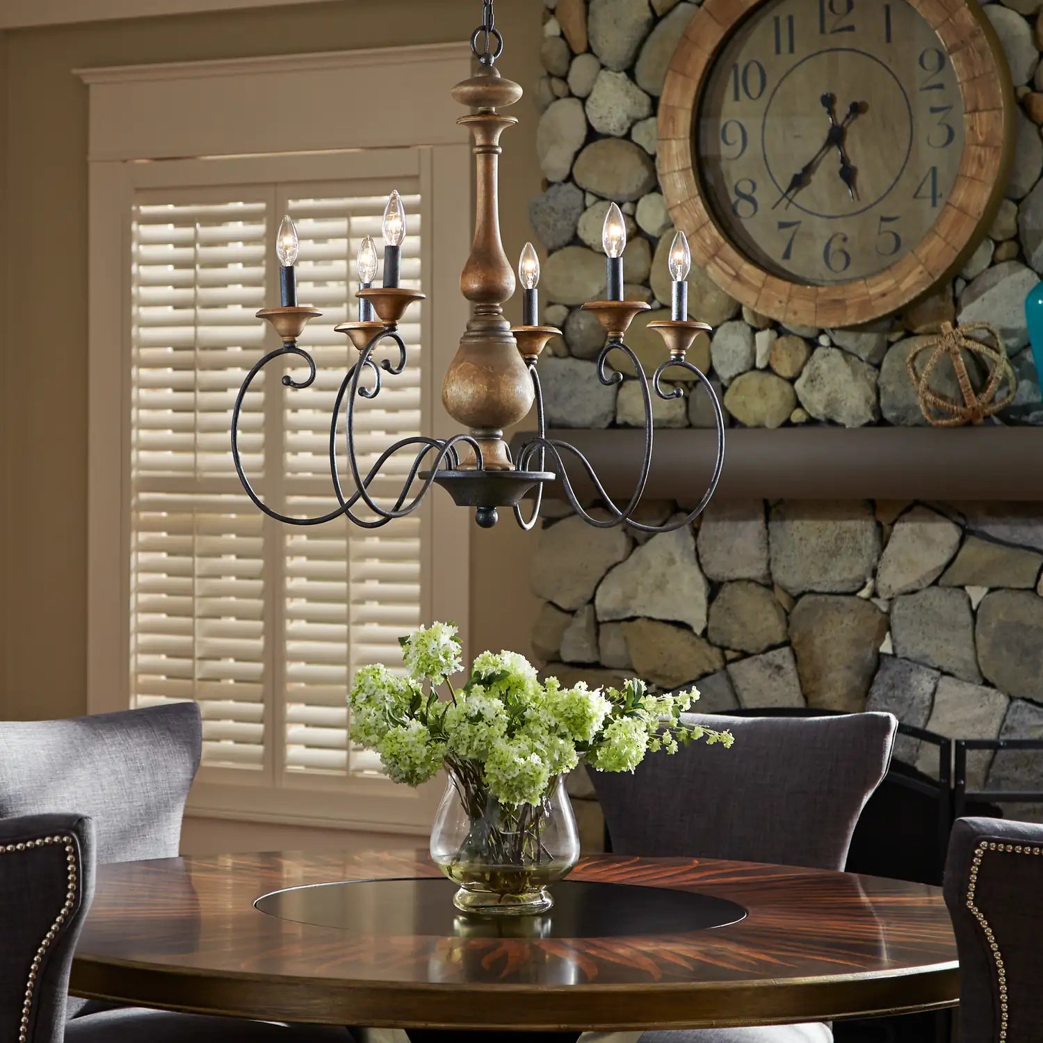 QUOIZEL, AUBURN CHANDELIER, CHANDELIER LIGHT